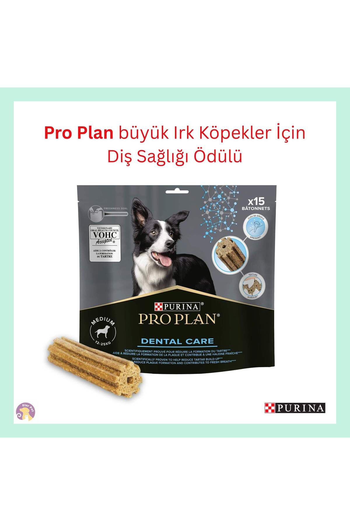 Pro Plan Dental Care Diş Sağlığı Orta Irk Yetişkin Köpek Ödül Maması 345 Gr
