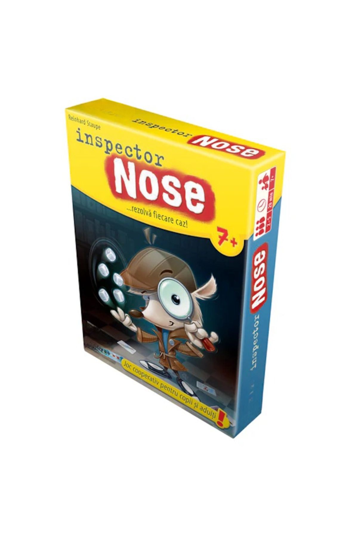 ideal STORE-Joc de societate Inspector Nose idealSTORE, Echipa de Detectivi, Inspectorul Nose ofera Indicii, Reg 4