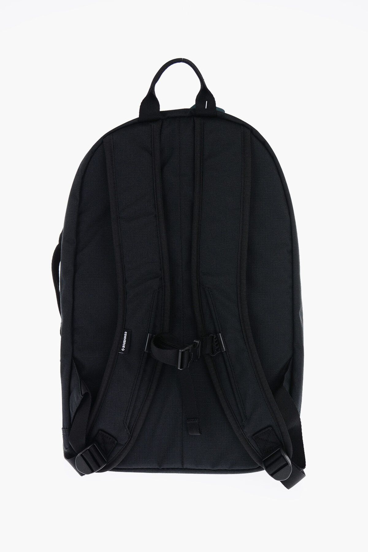 converse-Rip Stop Checked Motif Solid Color Cons Backpack 3