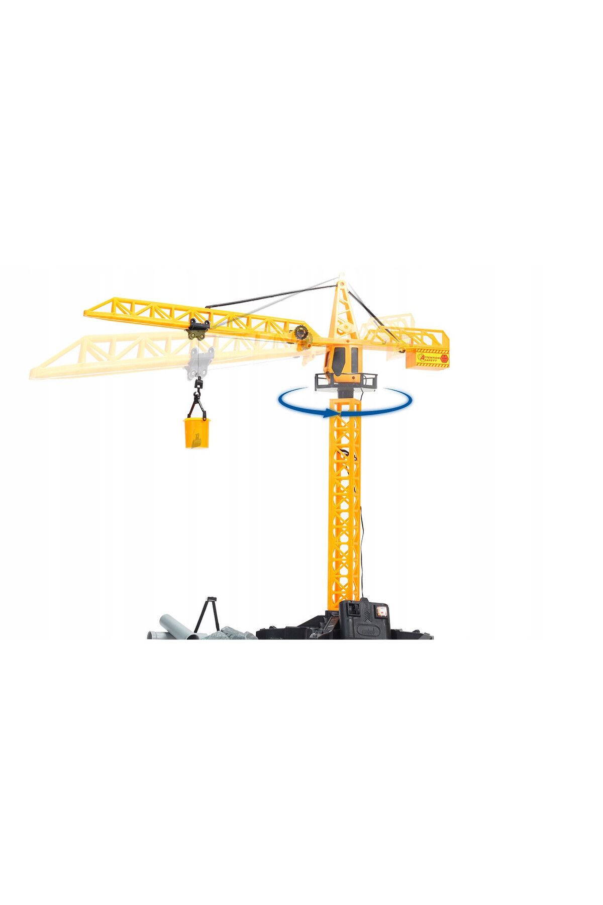 ideal STORE-idealStore Building Machine Remote Control Crane, 360 Rotation, Lifting and Lowering Function, Mac 7