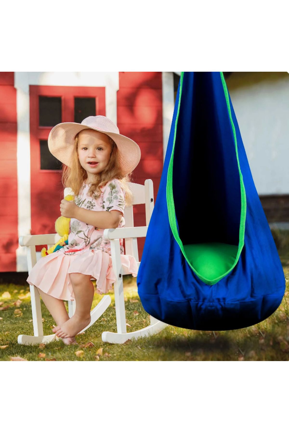 ideal STORE-Hamac copii The Raven's Nest tip cocon idealSTORE Dimensiune 140 x 55 cm, Material solid, Include pe 7
