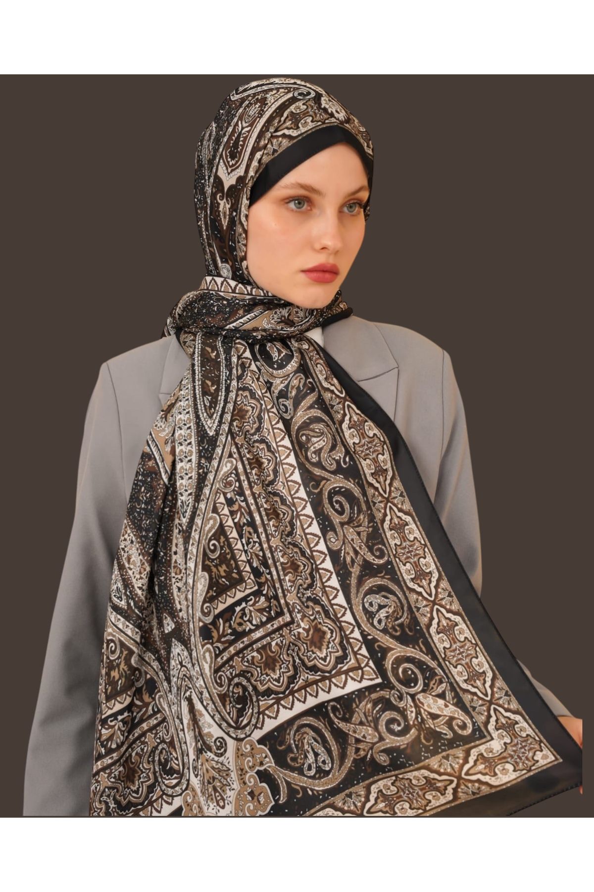 LEİLA SCARF Soft Cotton Şal