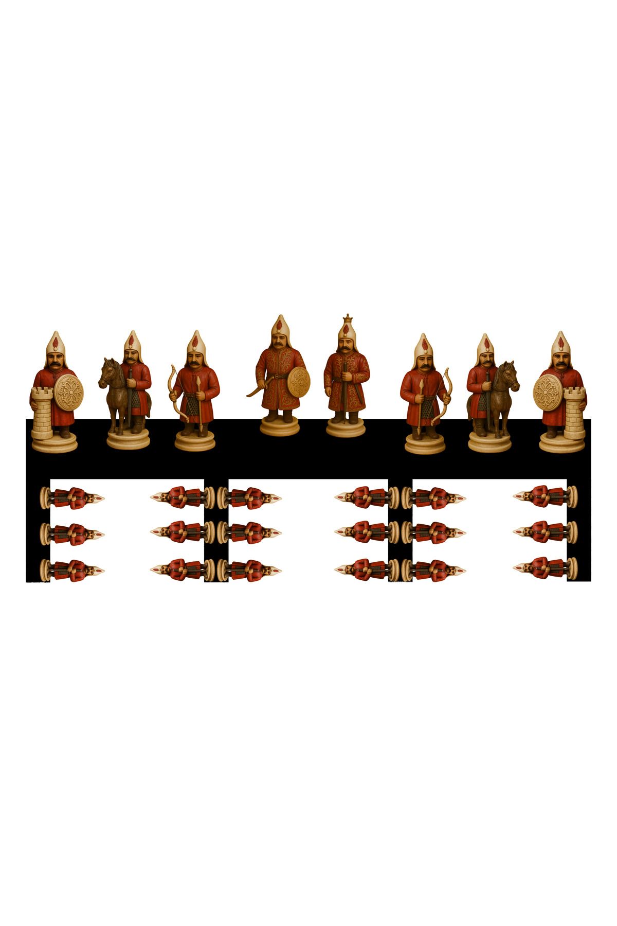 Ti Play Madalya Askısı Satranç Figürlü 55x25 cm Akrilik Renkli+Hediye Kutulu
