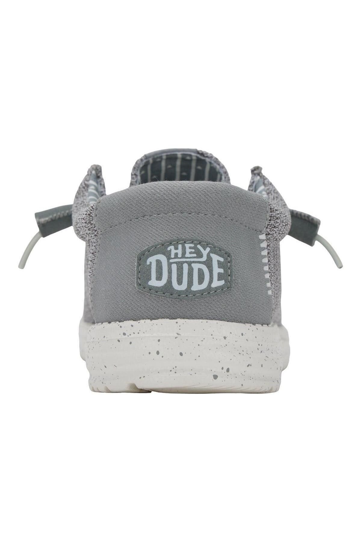 HEY DUDE-Wally Stretch Sox Men's Shoes - Gray 7