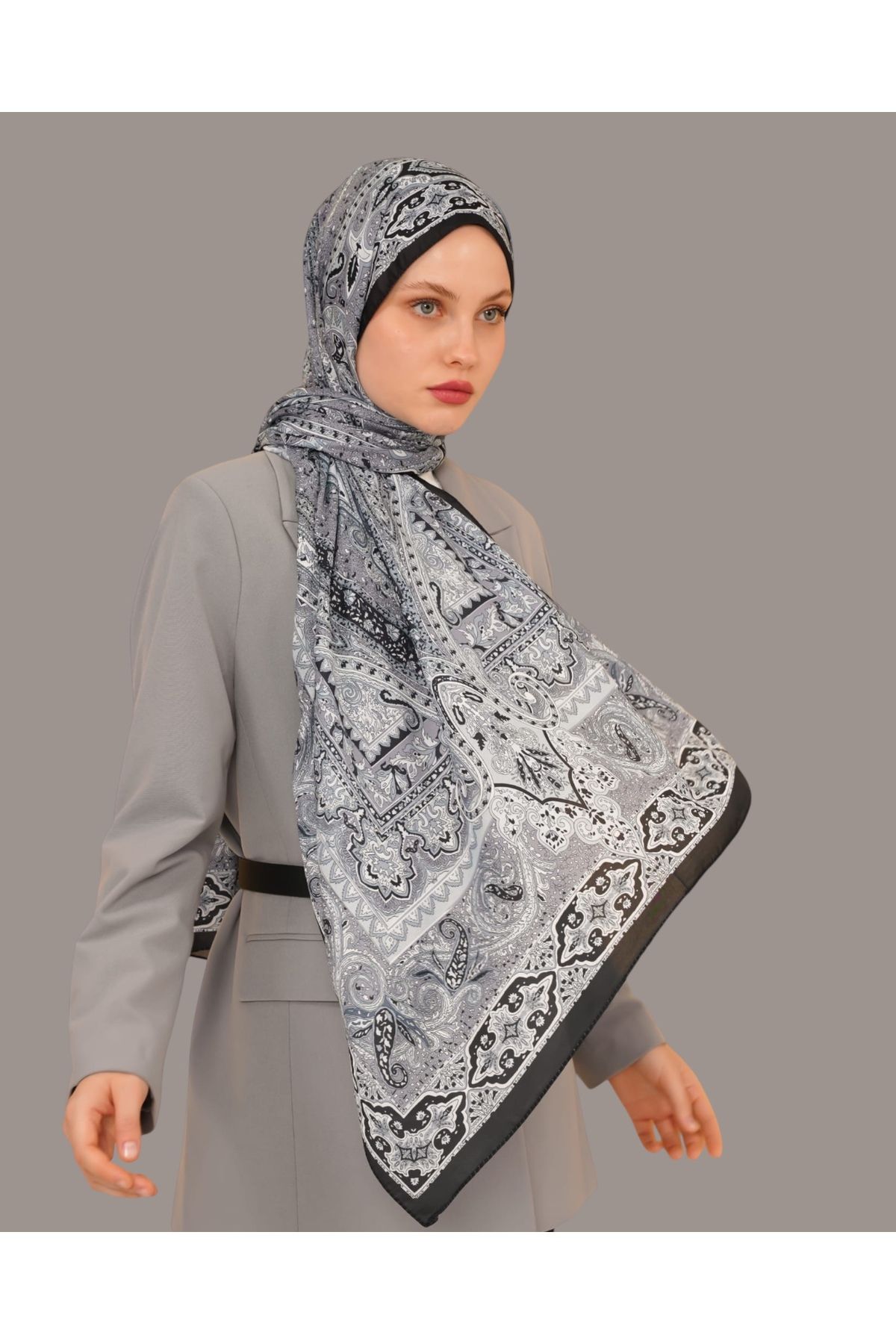 LEİLA SCARF Soft Cotton Şal