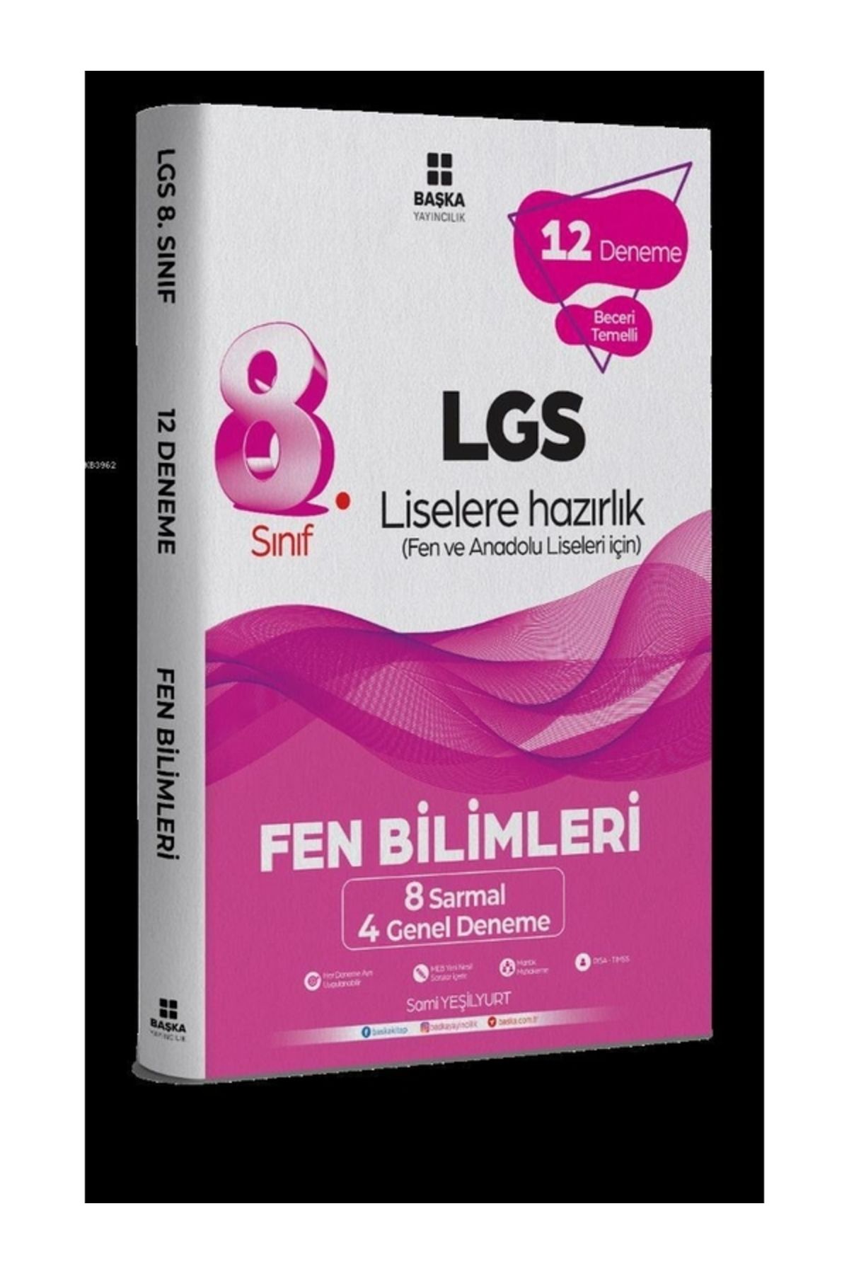 Başka Yayıncılık Başka Yayınları 8. Sınıf LGS Fen Bilimleri 12 Deneme Başka