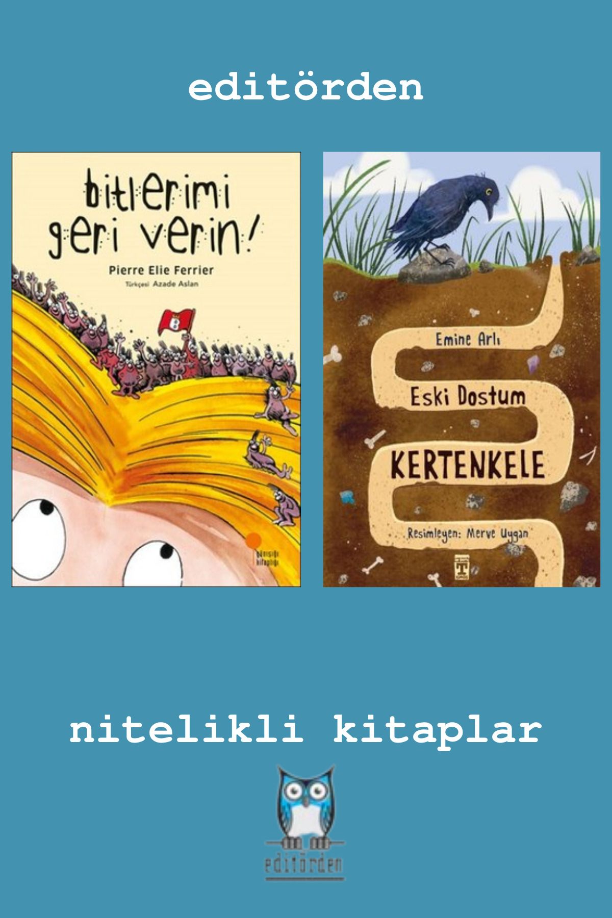 Bilge Kuş Yayınları Bitlerimi Geri Verin - Eski Dostum Kertenkele