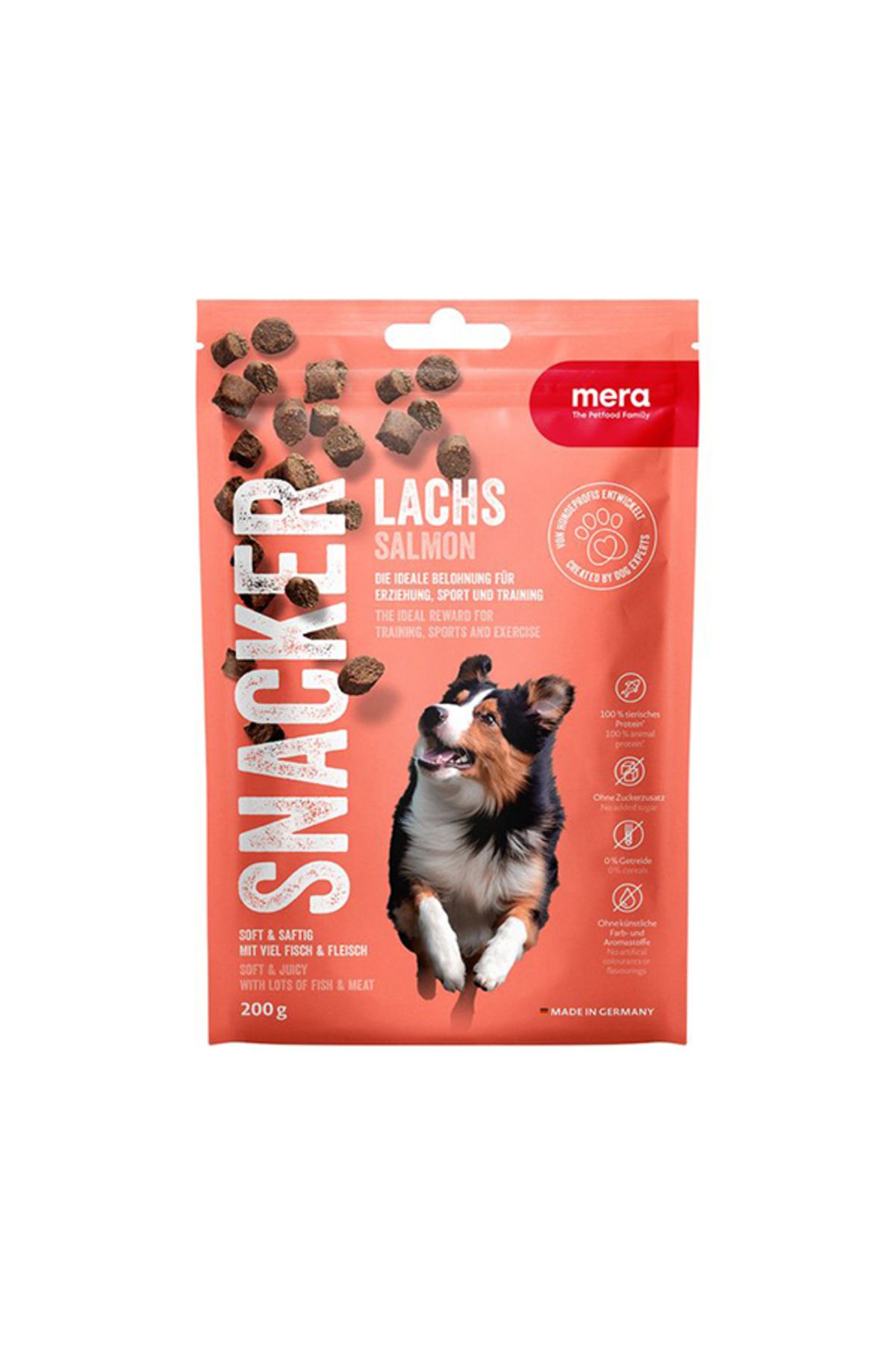 Mera Snacker Somonlu Yumuşak Köpek Ödülü Maması 200 Gr