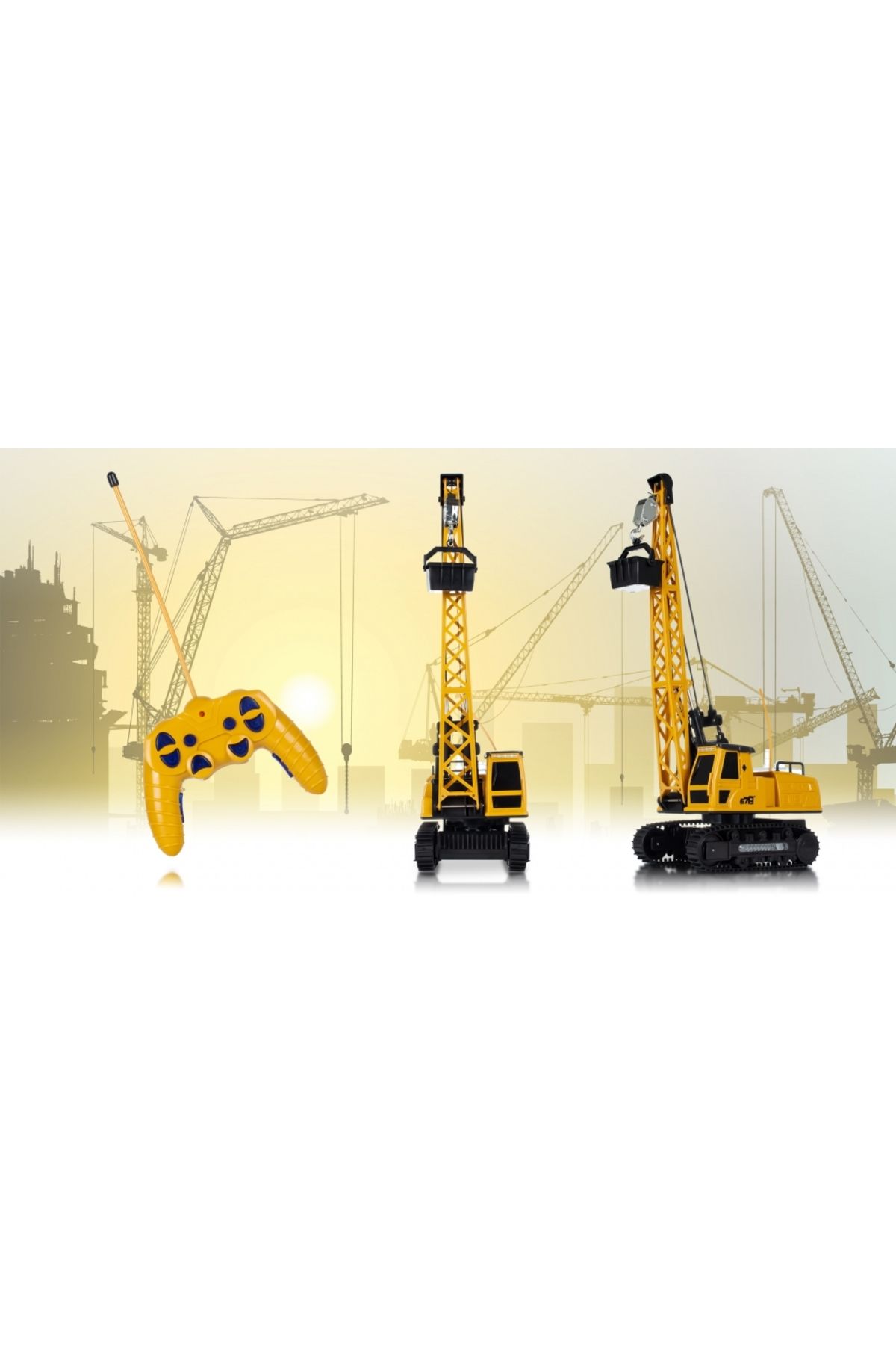 ideal STORE-Interactive Crane with Remote Control CRANE LUXURY idealSTORE, Dimensions 21x14x49 cm Stable Construction 4