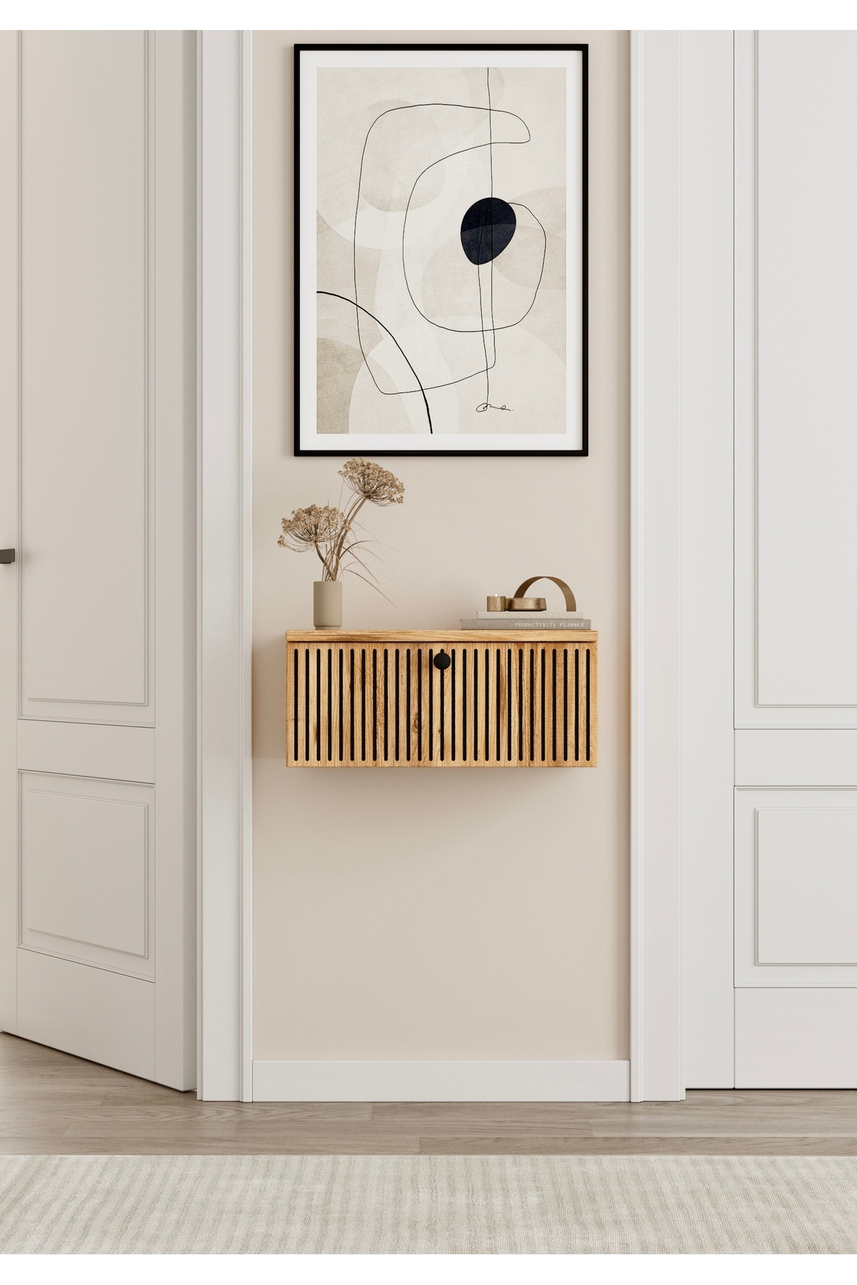 MİMOSA MDF WALL MOUNTED COVER DRESUAR (50 cm)