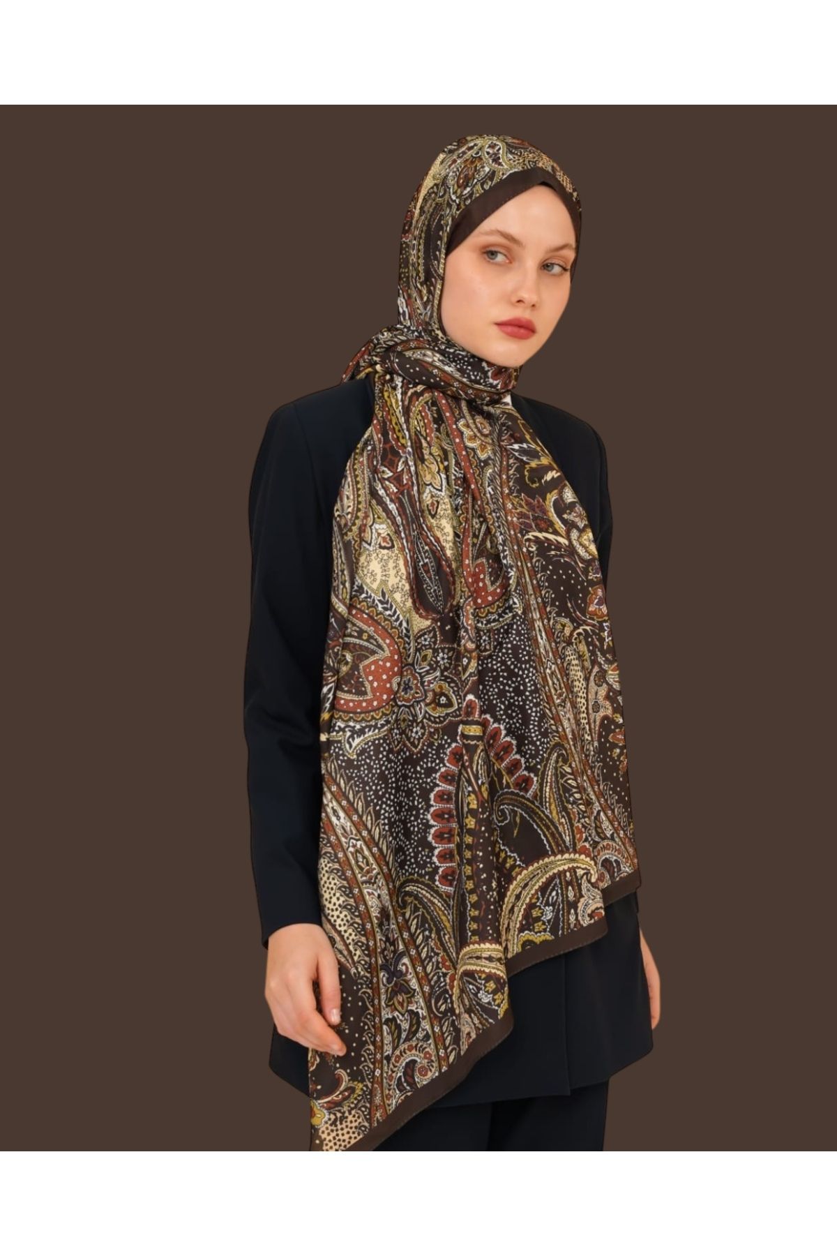 LEİLA SCARF Soft Cotton Şal