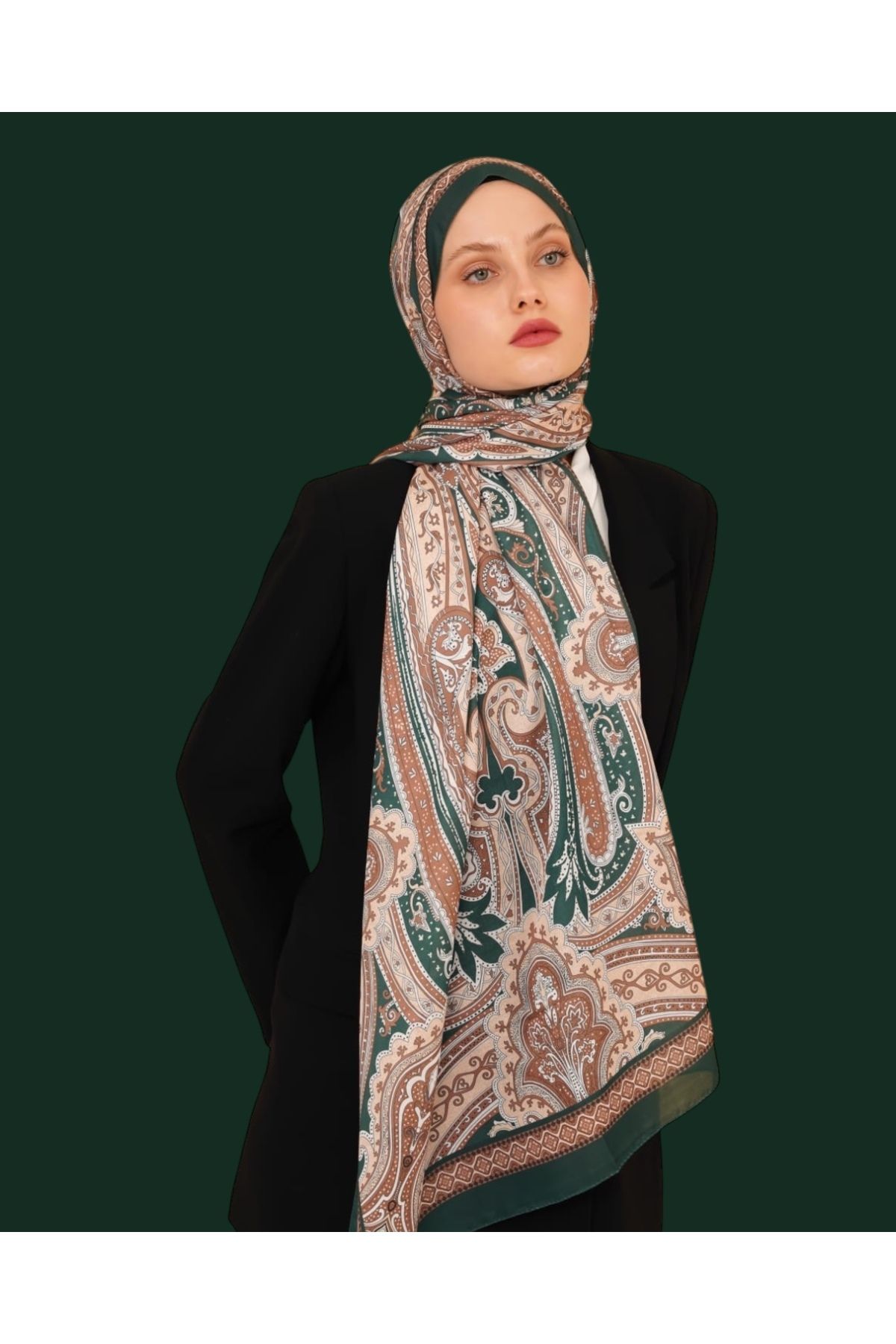 LEİLA SCARF Soft Cotton Şal