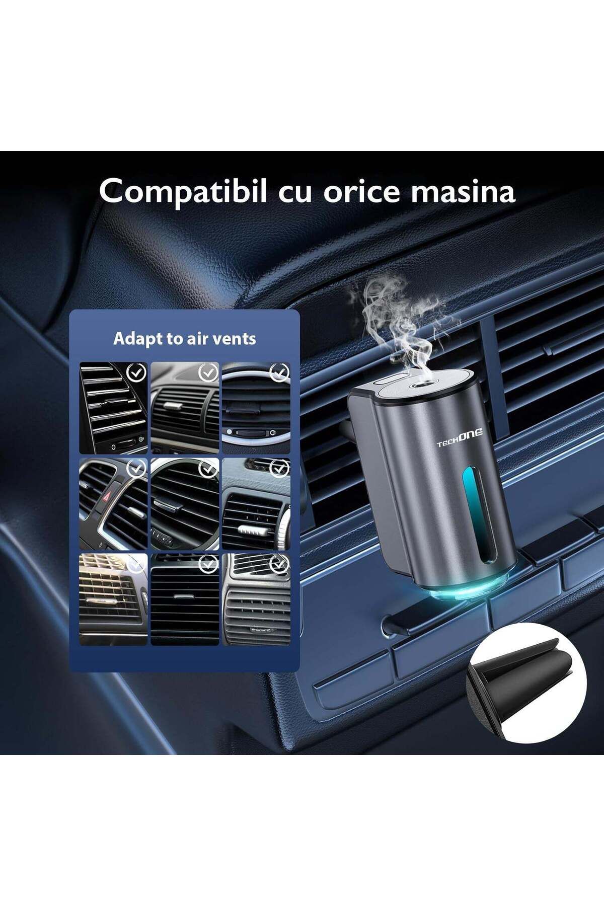Techone-Odorizant auto Smart Techone® FreshFlow, negru 2