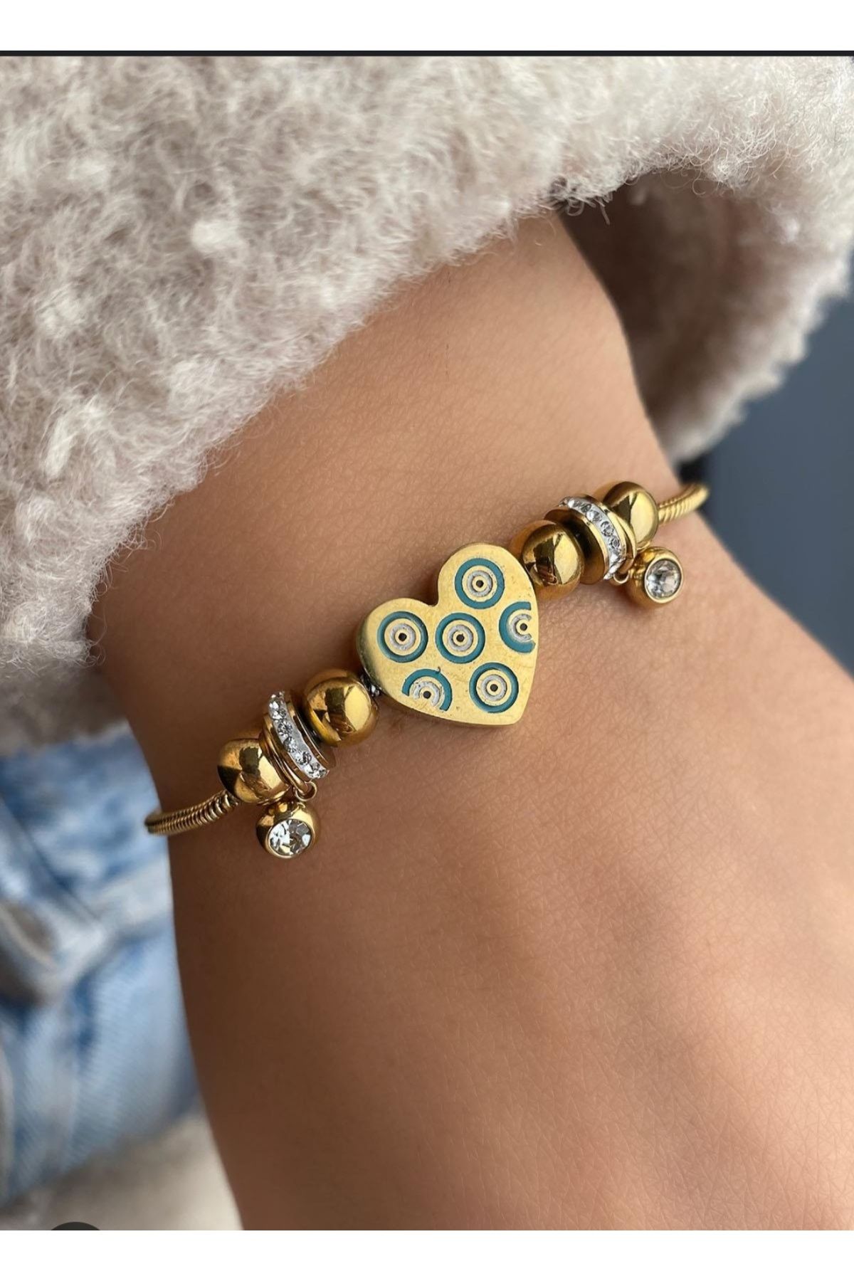 Jewerly Çelik figürlü bileklik