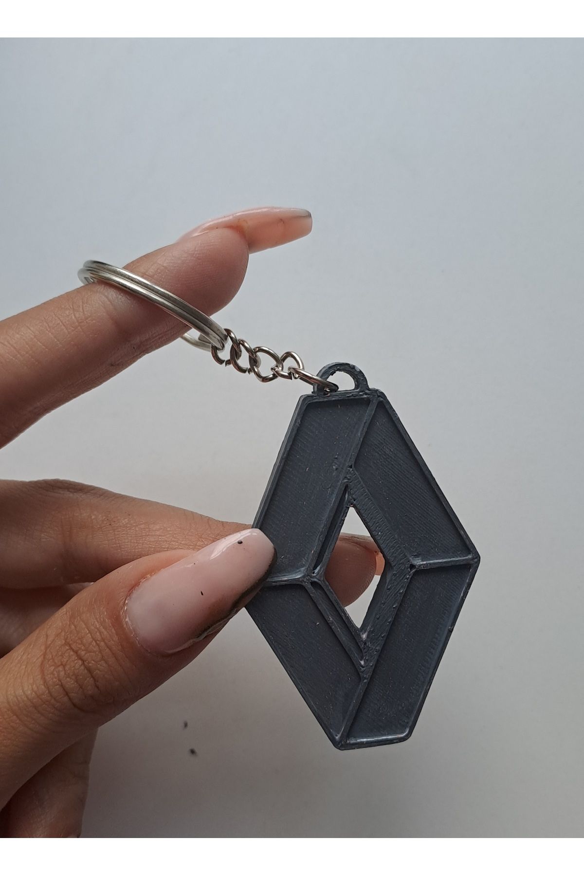 Gonulella Renault Fluance Anahtarlık 3D Plastik Otomobil Anahtarlığı Oto Anahtarlık