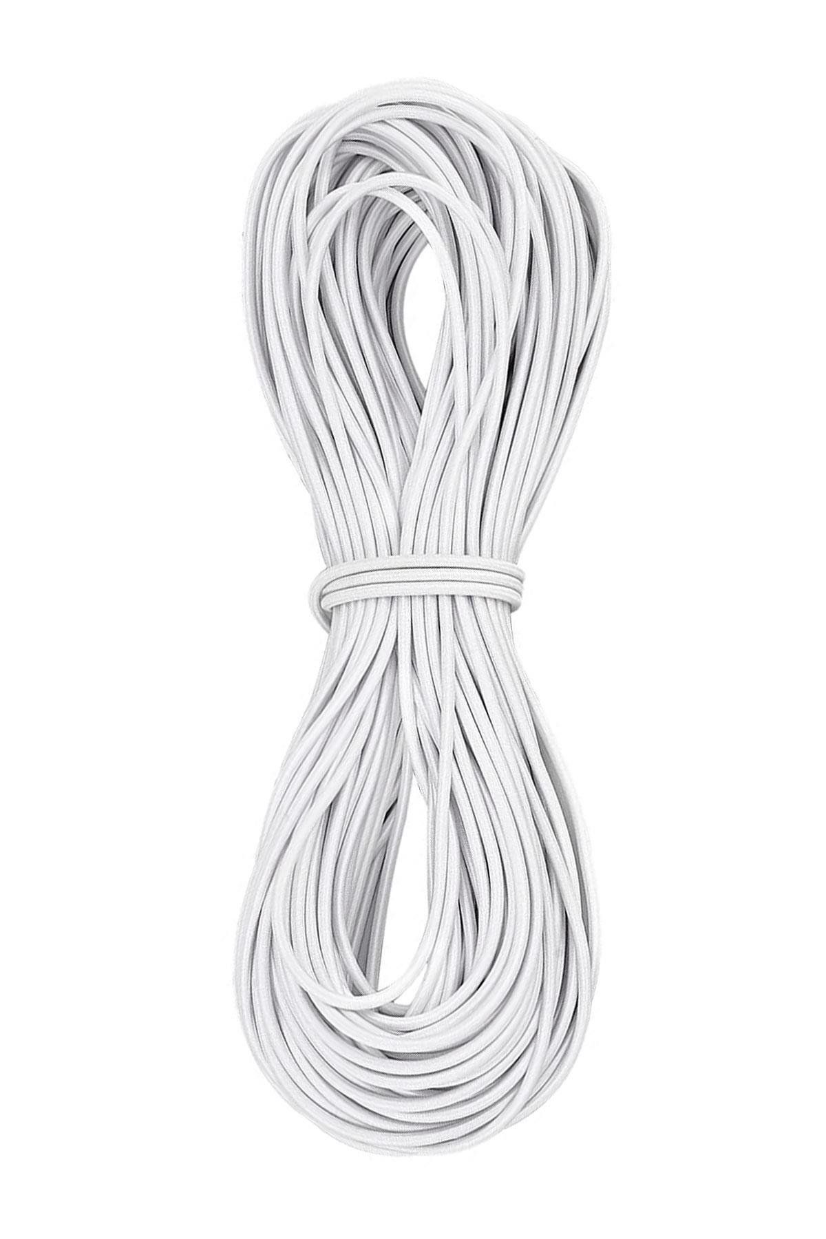 hapshoe Beyaz 5 Metre 2 mm Yuvarlak Lastik