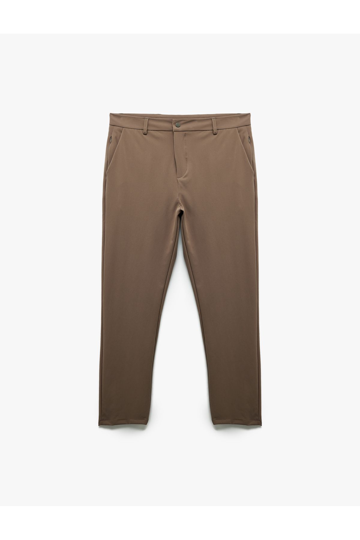 Koton Slim Fit Cep Detaylı Düğmeli Esnek Kumaş Pantolon