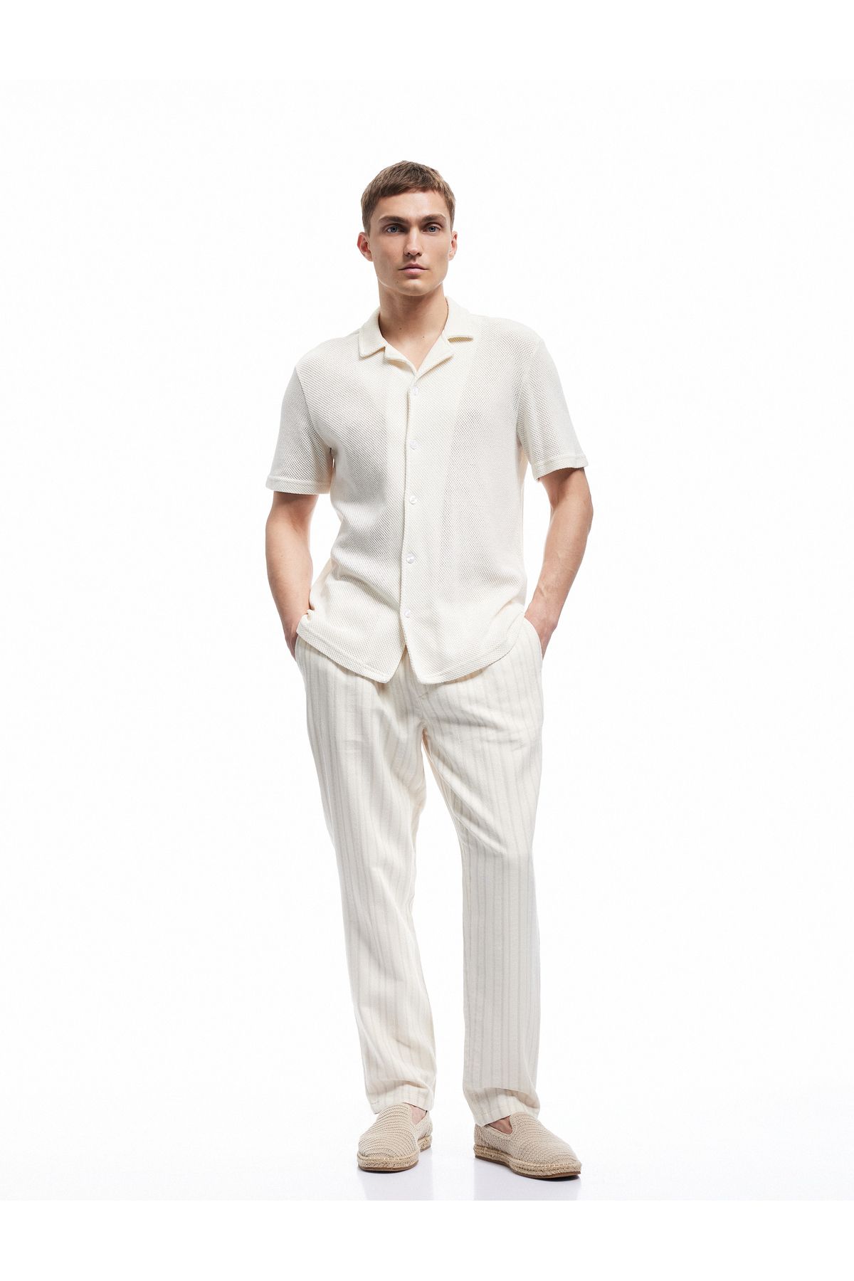 Koton Regular Fit Cep Detaylı Pamuklu Beli Lastikli Pantolon