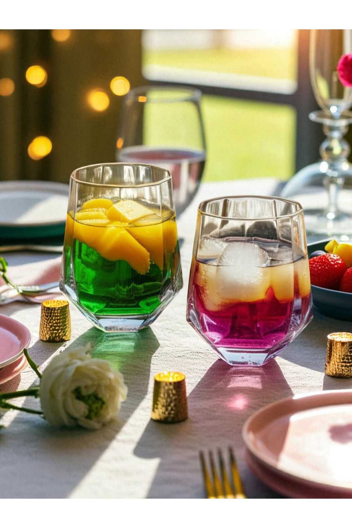 Girist Home Valeria 6 lı Viski ve Meşrubat Bardağı