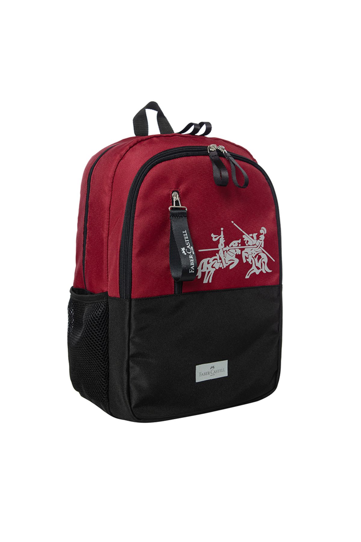 Faber Castel F.B Sırt Çantası Basic Duo Bordo Siyah (LİSANSLI)