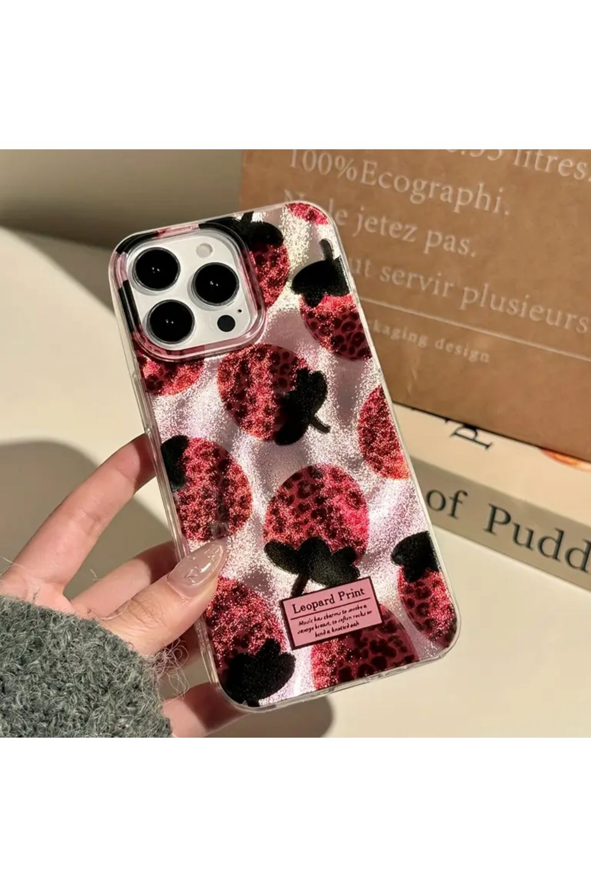 FİŞNEİLETİŞİM İPHONE 16 PROMAX UYUMLU DESENLİ HOLOGRAMLI KILIF