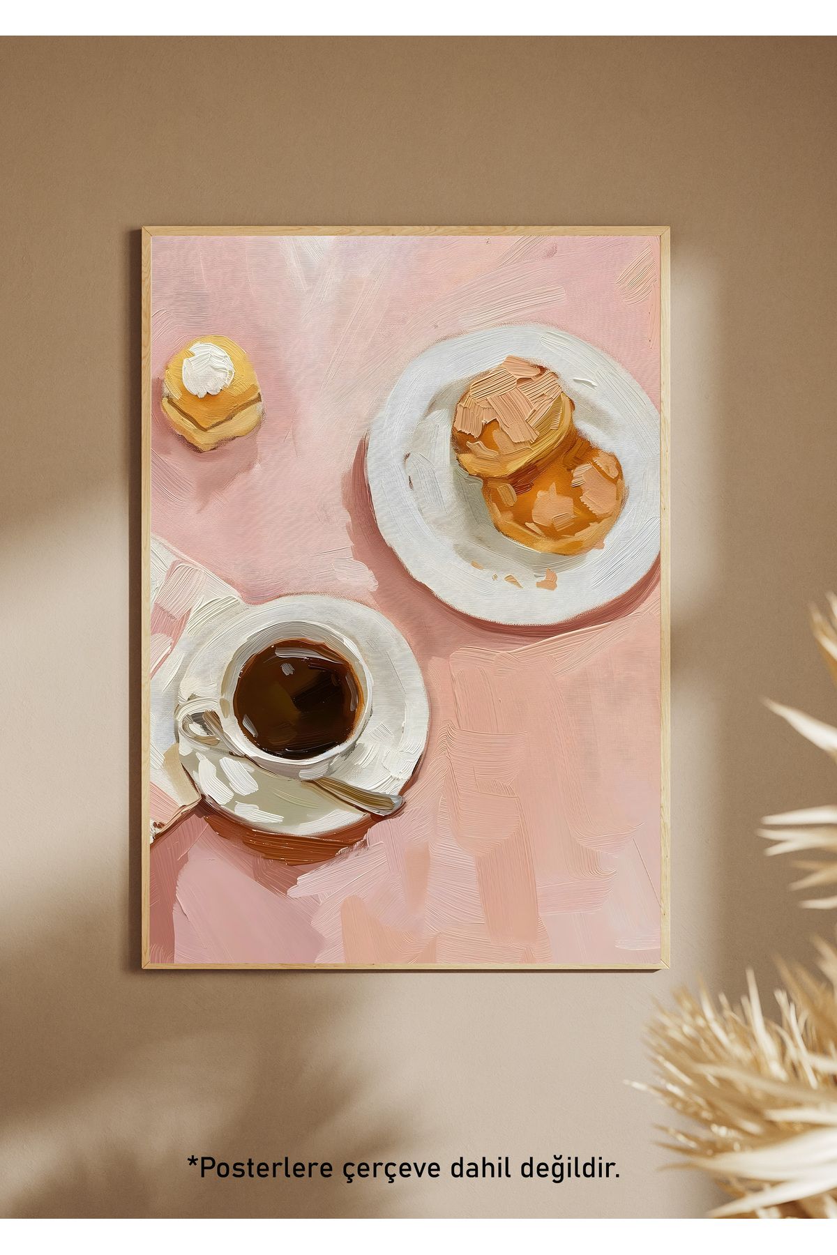 One Little Happiness COFFE Poster Estetik Duvar Posteri , Çerçevesiz Poster