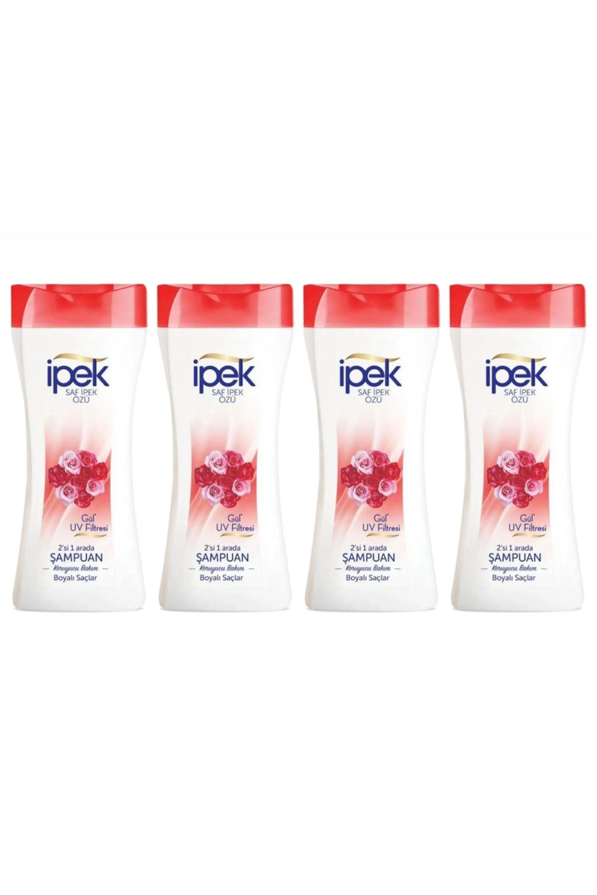 İpek İpek Şampuan 480 ml Boyalı Saçlar Gül 4 adet
