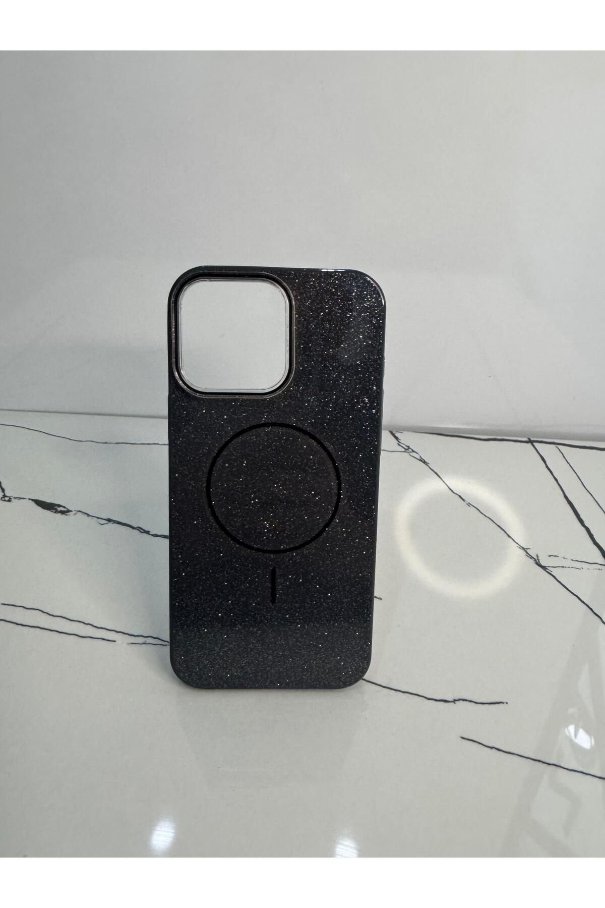 KENANGSM SİMLİ İPHONE 16 PRO MAX MAGE SAFE ŞARJ ÖZELLİKLİ ESNEK KAPAK