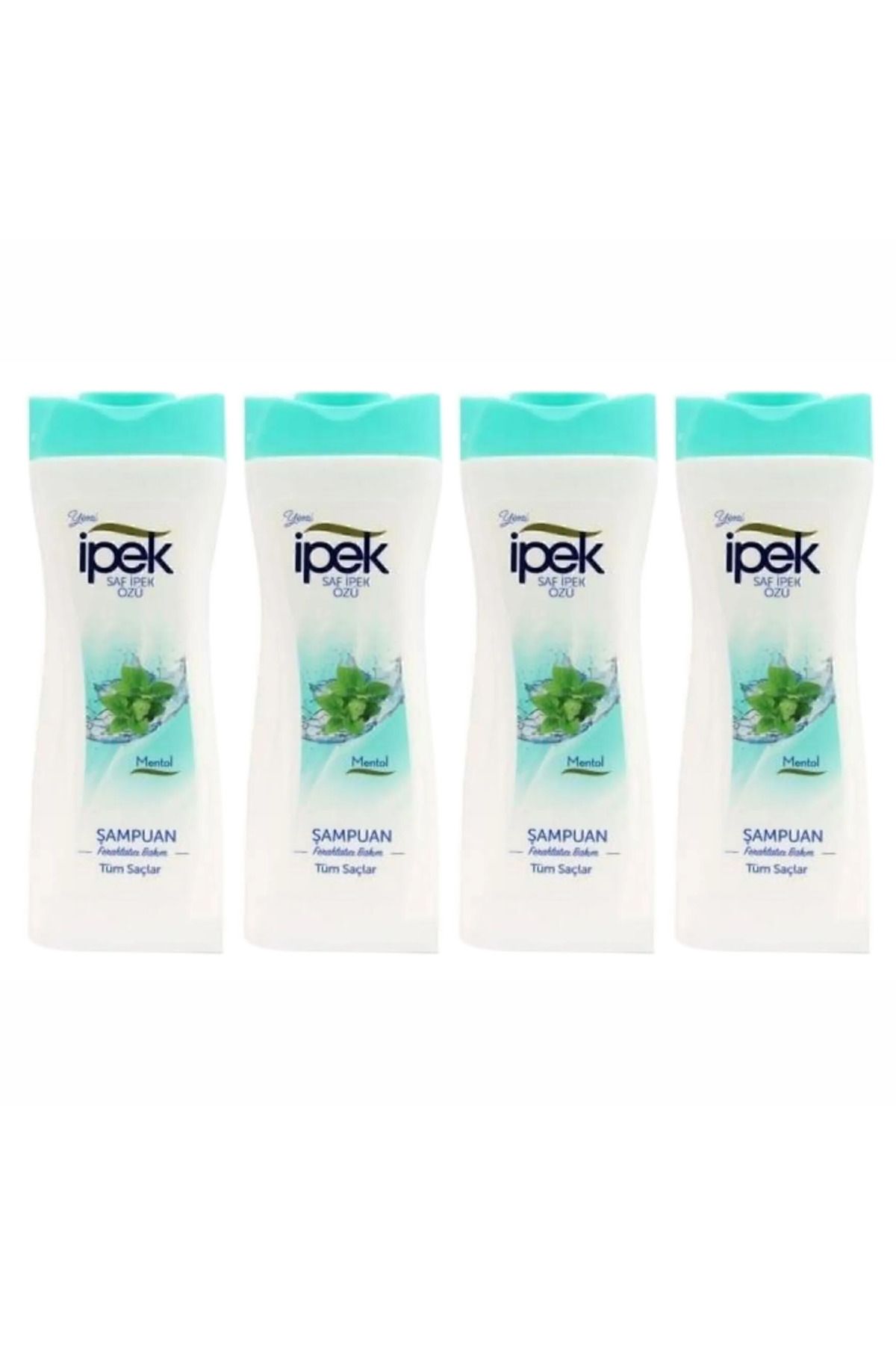 İpek İpek Şampuan 480 ml Tüm Saçlar Mentol 4 adet