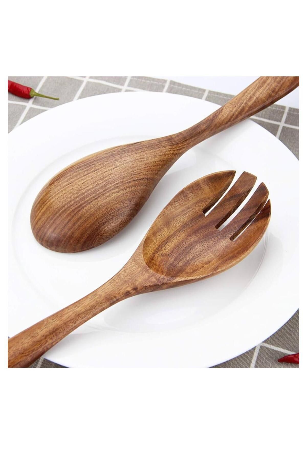 Gead WoodLuxe -Ahşap Servis Sunum Seti