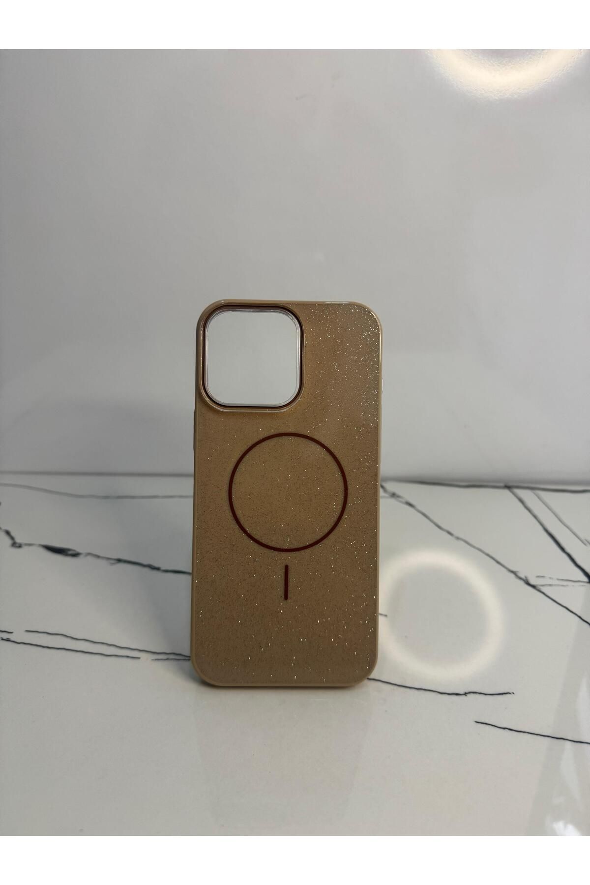 KENANGSM SİMLİ İPHONE 16 PRO MAX MAGE SAFE ŞARJ ÖZELLİKLİ ESNEK KAPAK