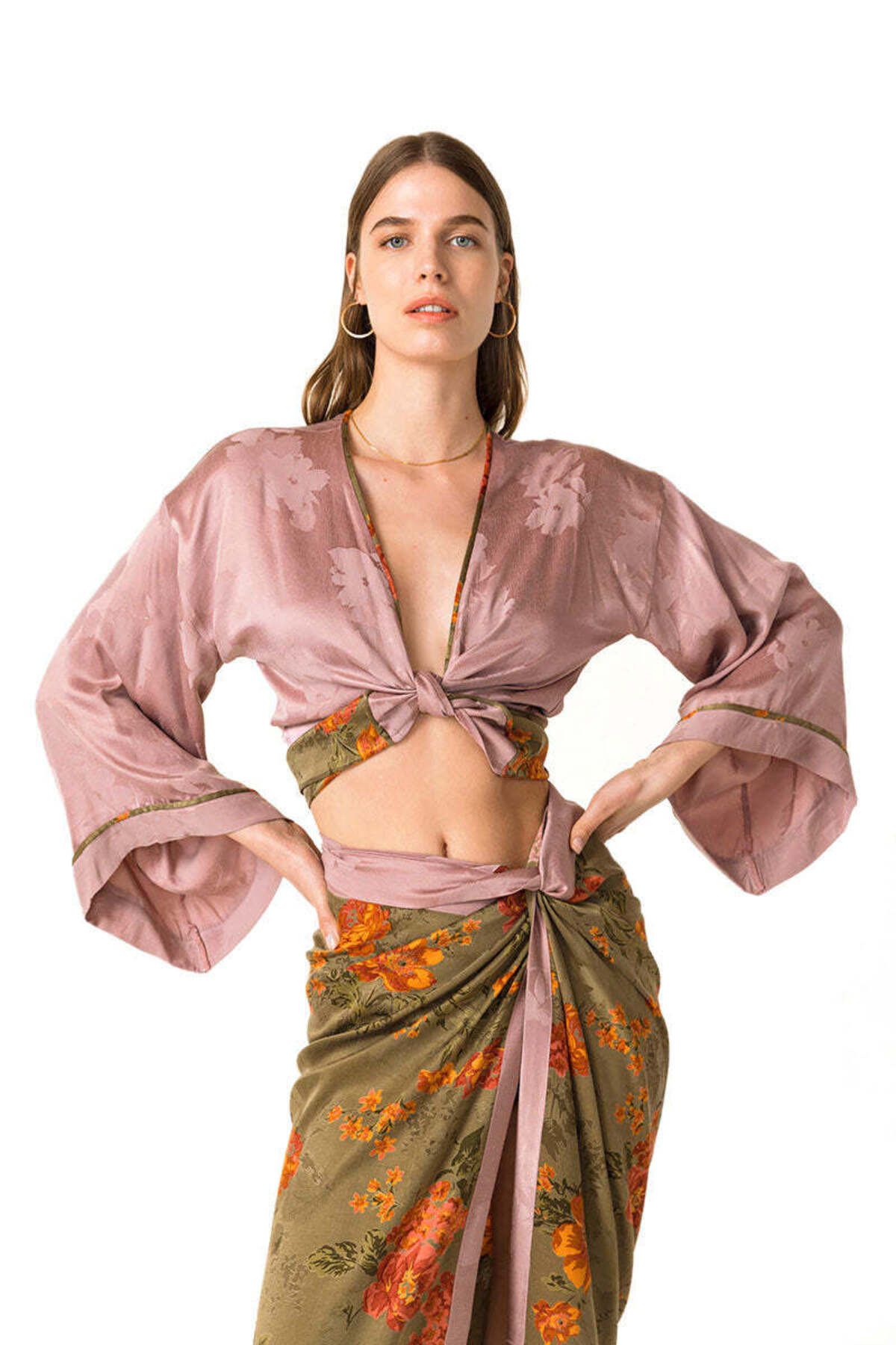 Movom HARPER TIE FRONT BLOUSE