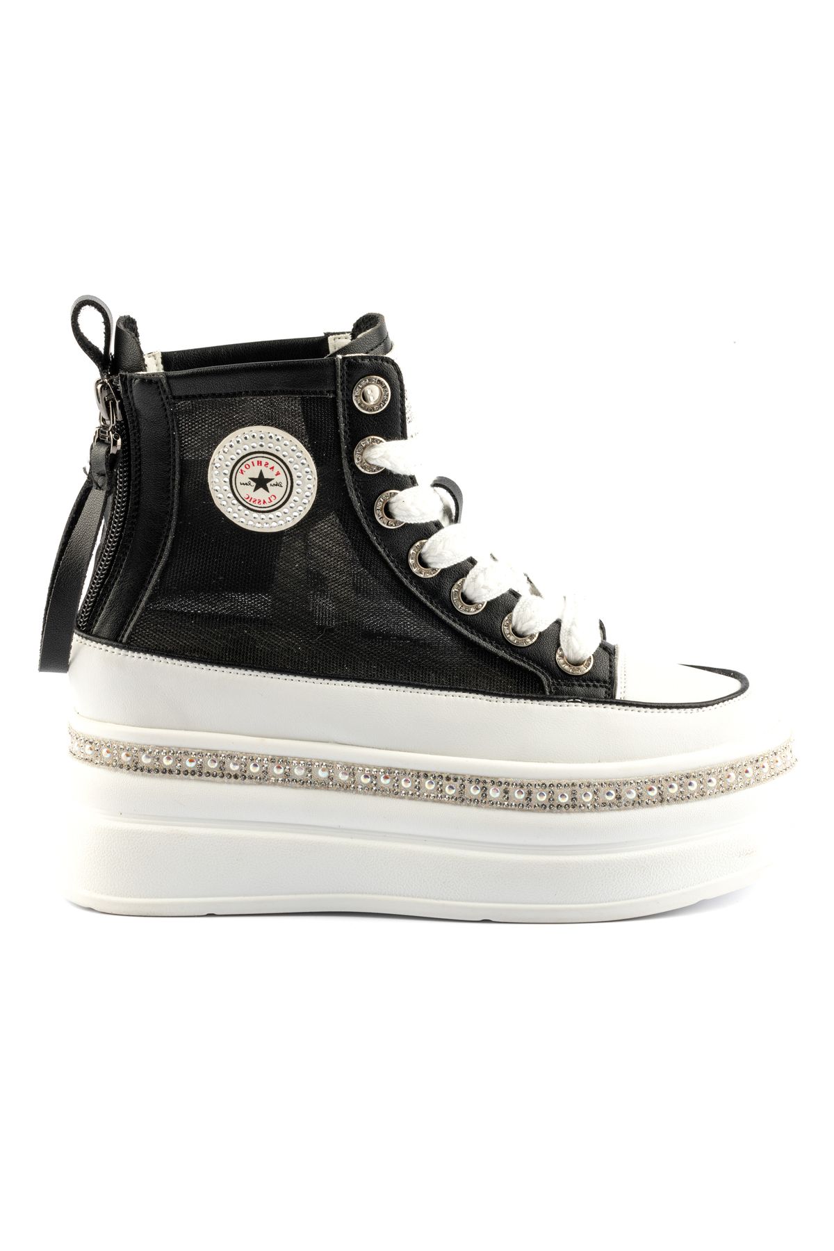Guja Kadın Kalın Taban Taşlı Sneaker