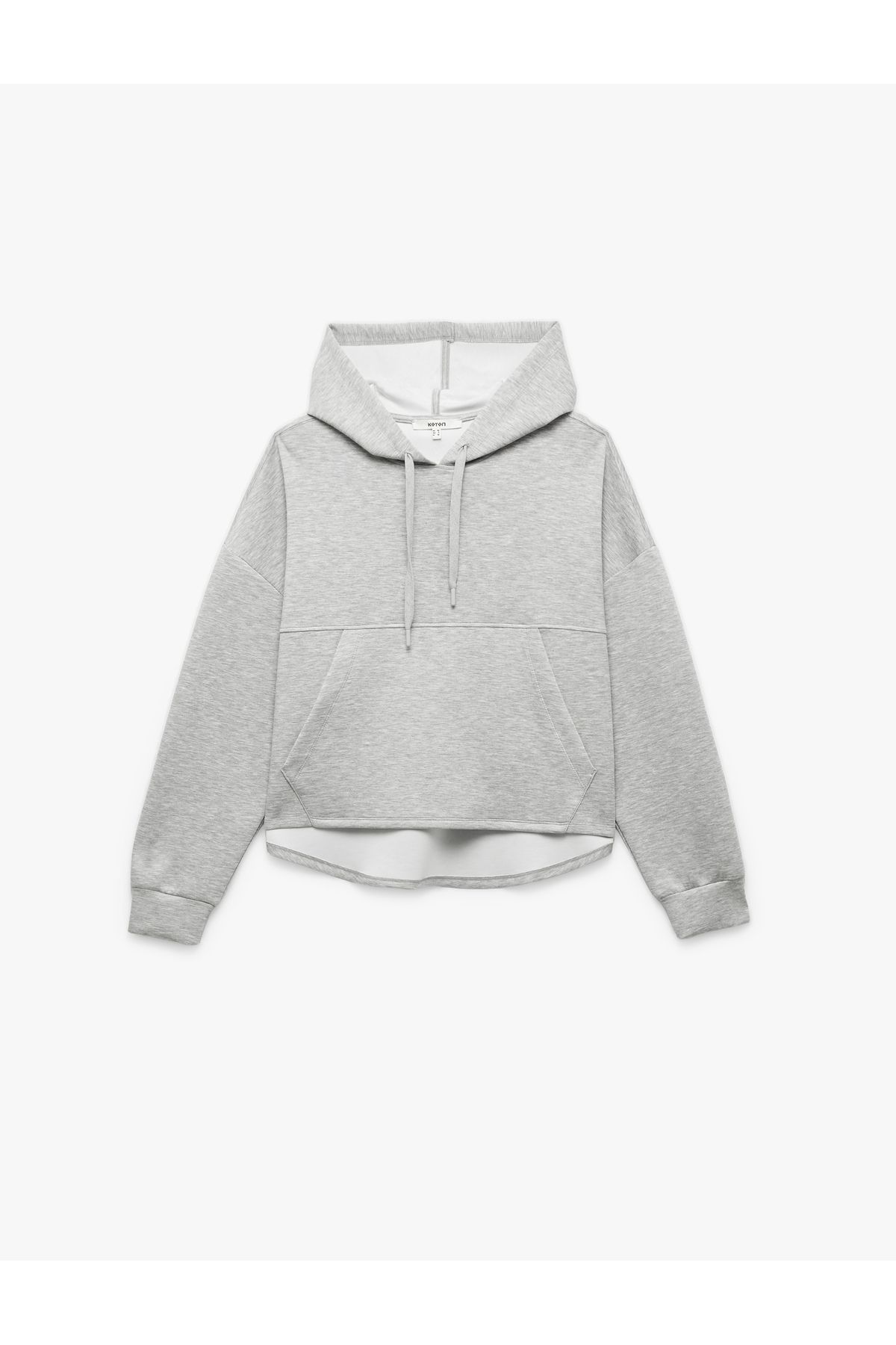 Koton Regular Fit Kanguru Cepli Uzun Kollu Kapüşonlu Sweatshirt