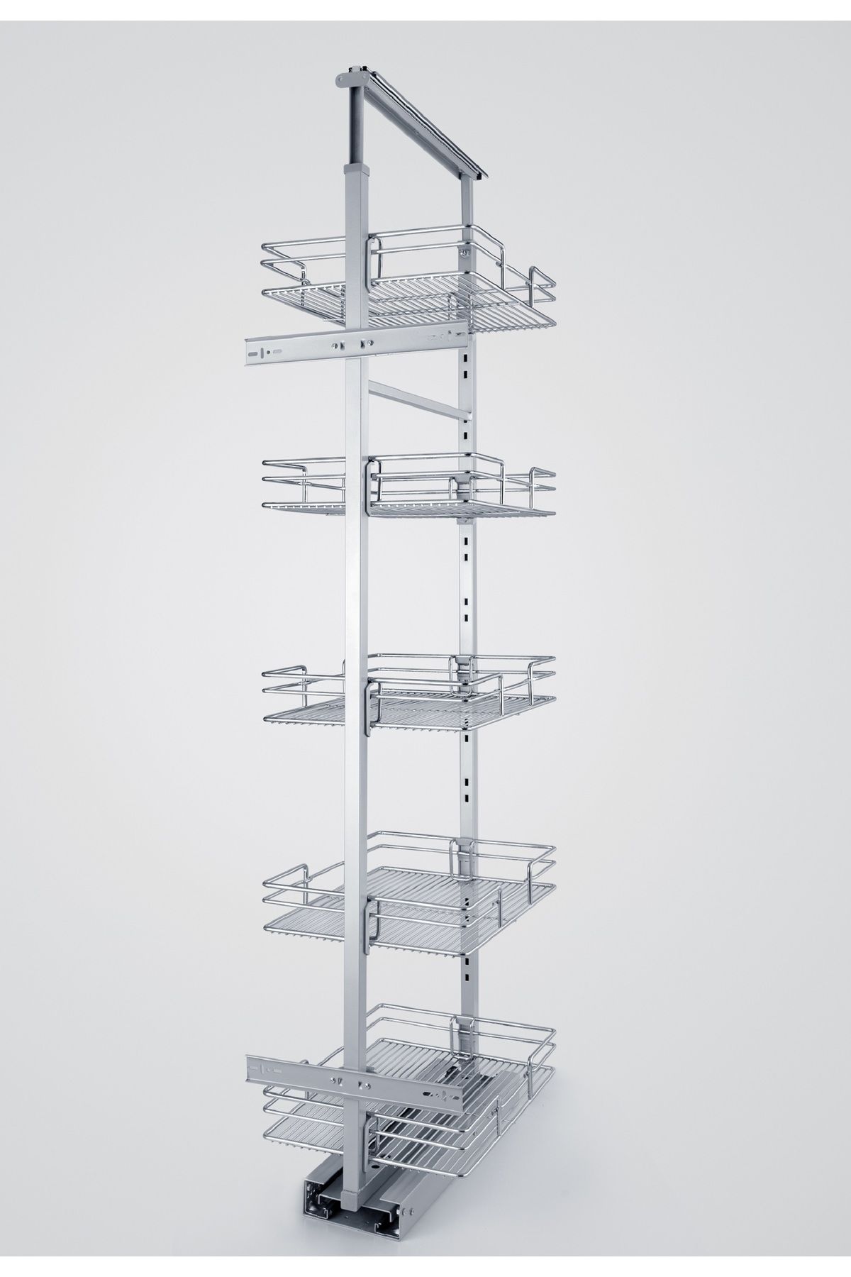 ÇAĞDAŞ Çağdaş Mutfak Kiler Sepeti 2 Li Tandem Frenli 50 cm 60 85 cm BTF06