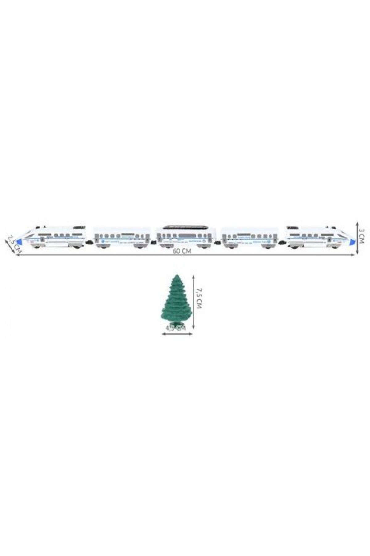 ideal STORE-Electric circuit TRAIN TOY IdealStore- Size 9 m Includes 5 buildings, bridge with tunnels, 43 pieces as 5