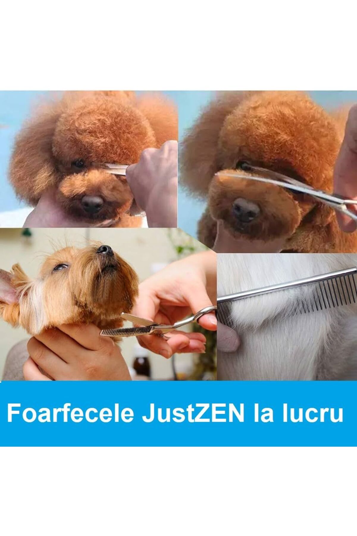 JustZEN-Spinning scissors for trimming hair of dogs, cats and other pets, JustZEN™ Profesi 6