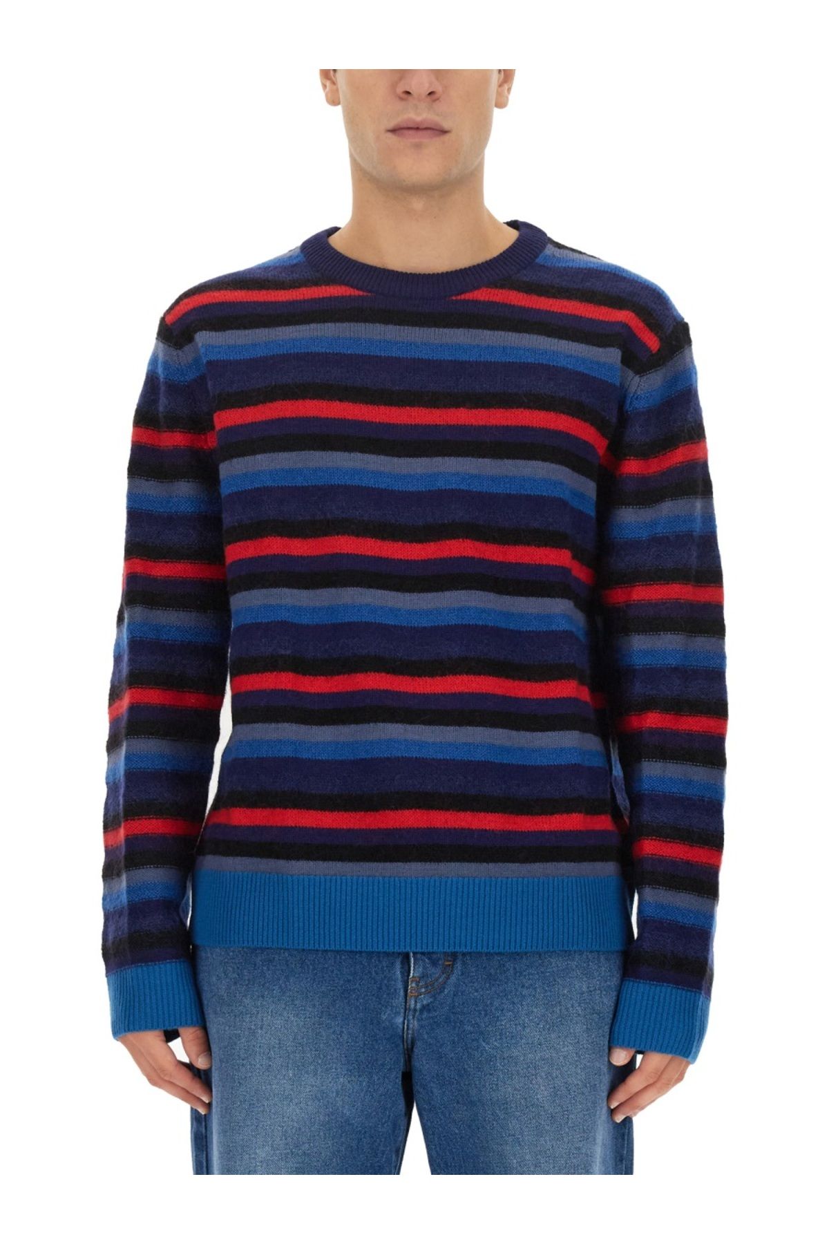 Paul Smith-Jersey With Stripe Pattern 1