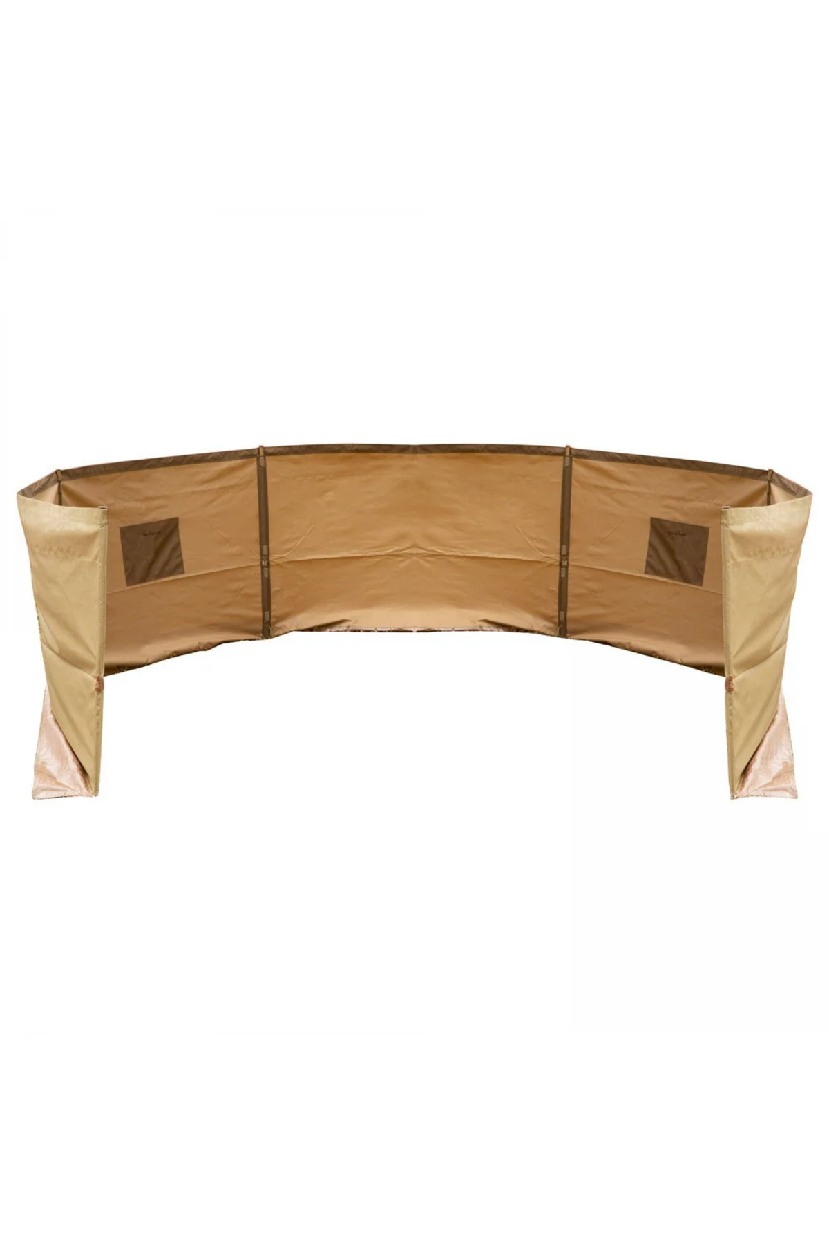 🏕️ رواق رحلات وتخييم مع شنطة – ساتر رياح عملي أصلي، مقاوم للماء، قابل للطي ( 120 سم × 6 متر )