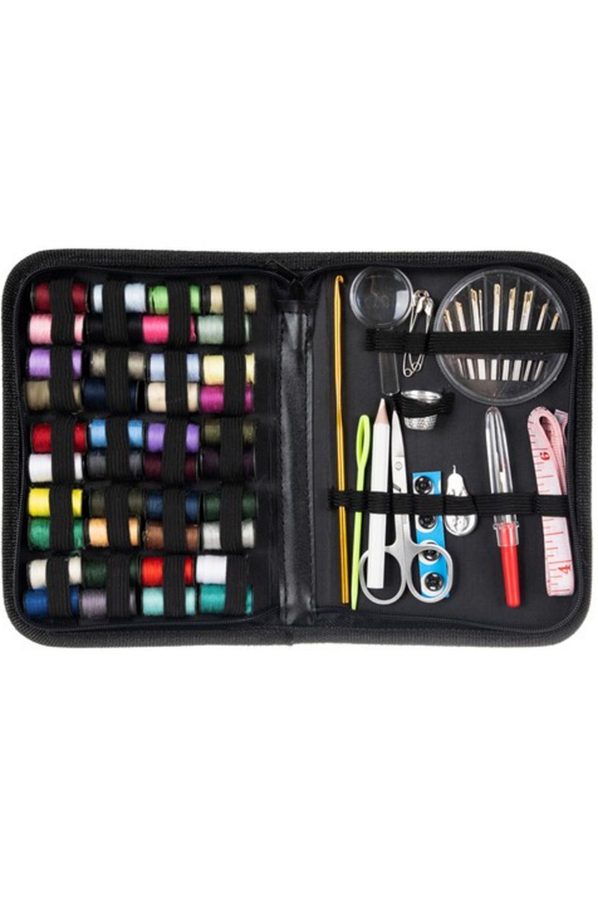 ideal STORE-Kit de Cusut Master Little Tailor idealSTORE, Include 129 de Accesorii pentru Cusut, Ace, Papiote, F 5