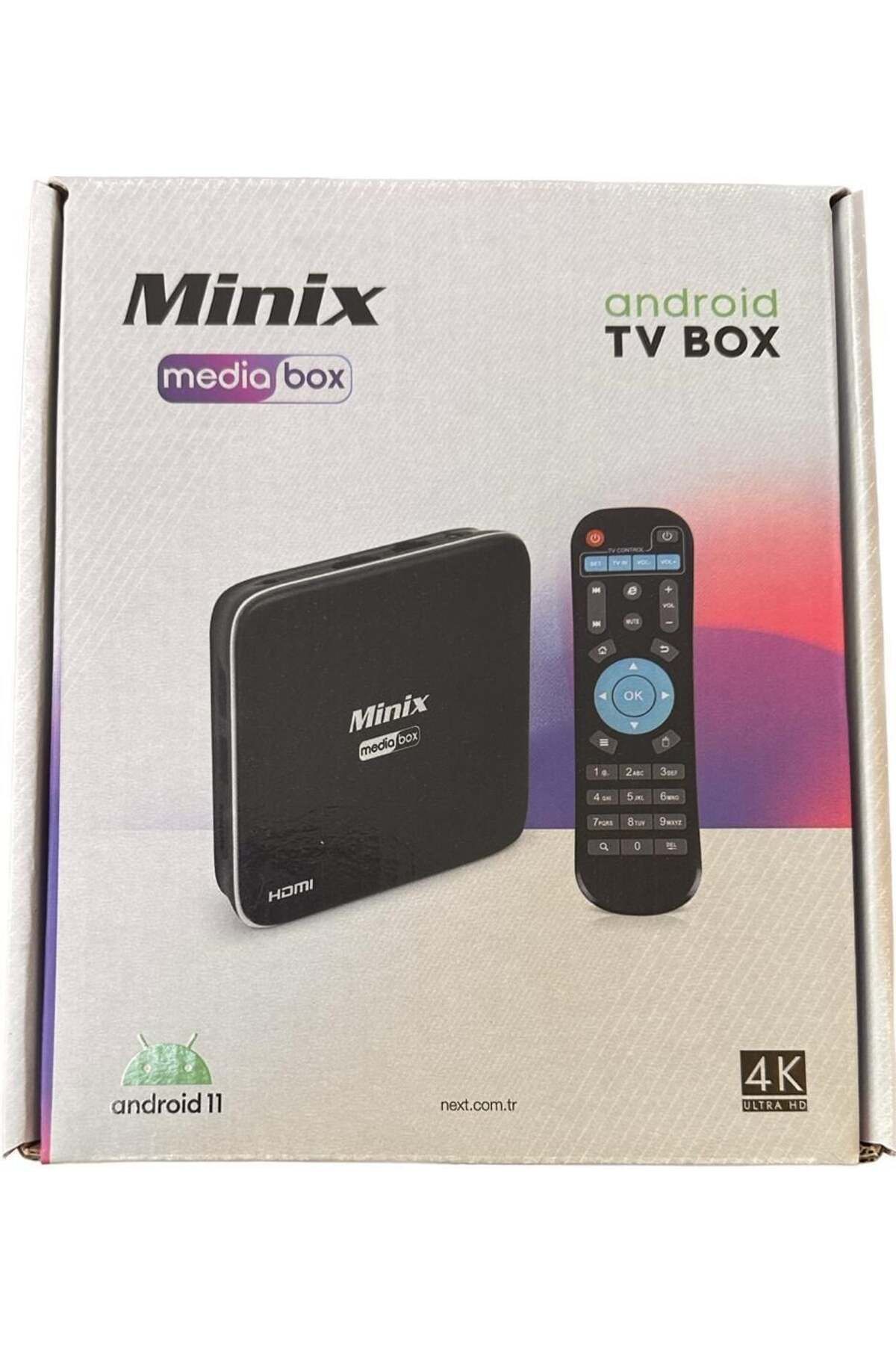 Bolsat NEXT MİNİX MEDİABOX ANDROID BOX 4K 2G RAM - 16GB HAFIZA