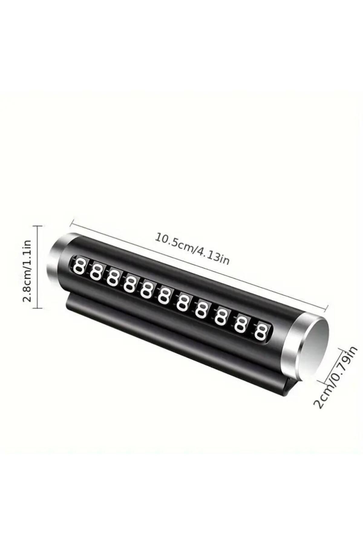 jetfast-Vehicle Parking Telephone Number Counter Adjustable Torpedo Top Cylinder Number Counter 4