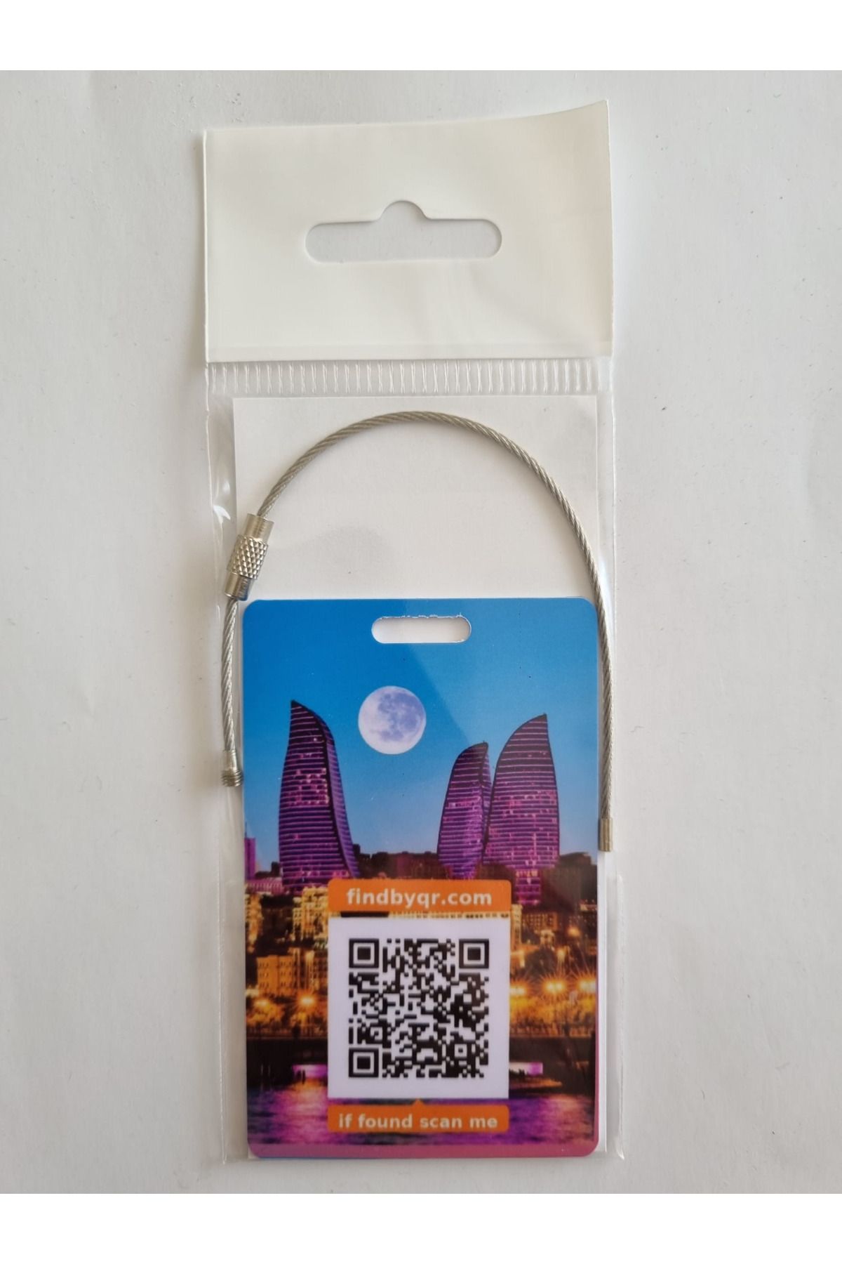 DEMSOFT Bavul Etiketi Qr Kodlu Bakü