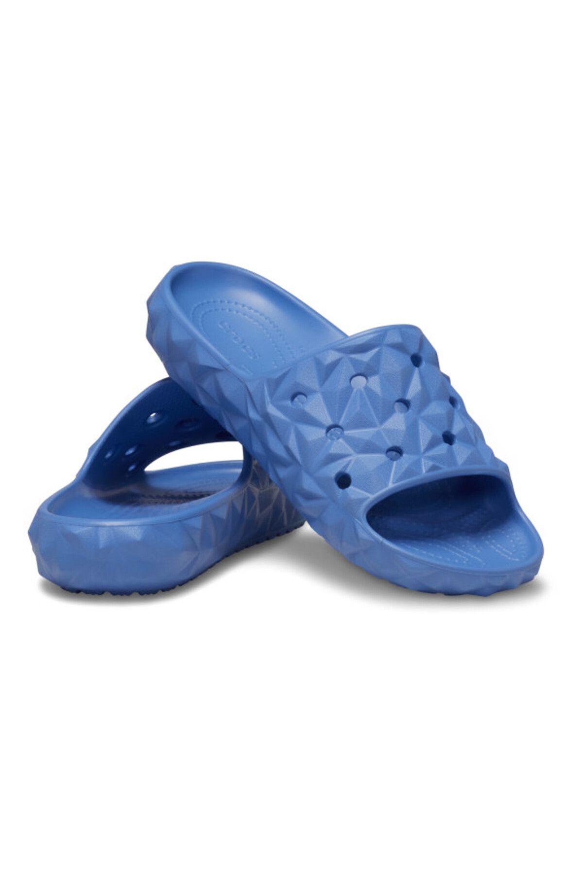 Crocs-Papuci Classic Geometric Slide v2 41-42 EU - M8/W10 US Albastru - Albastru Elementar 4