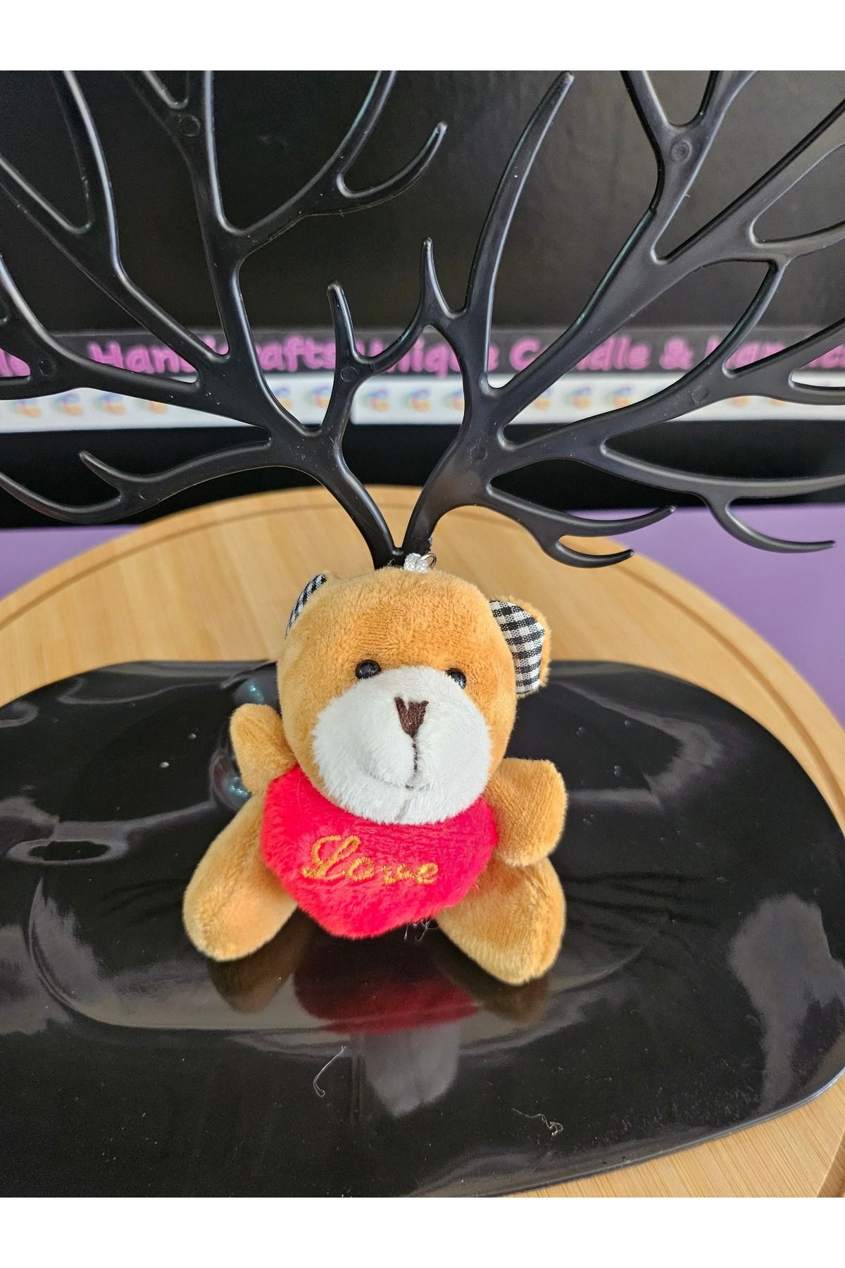 NO BRAND Peluş Ayıcık Anahtarlık