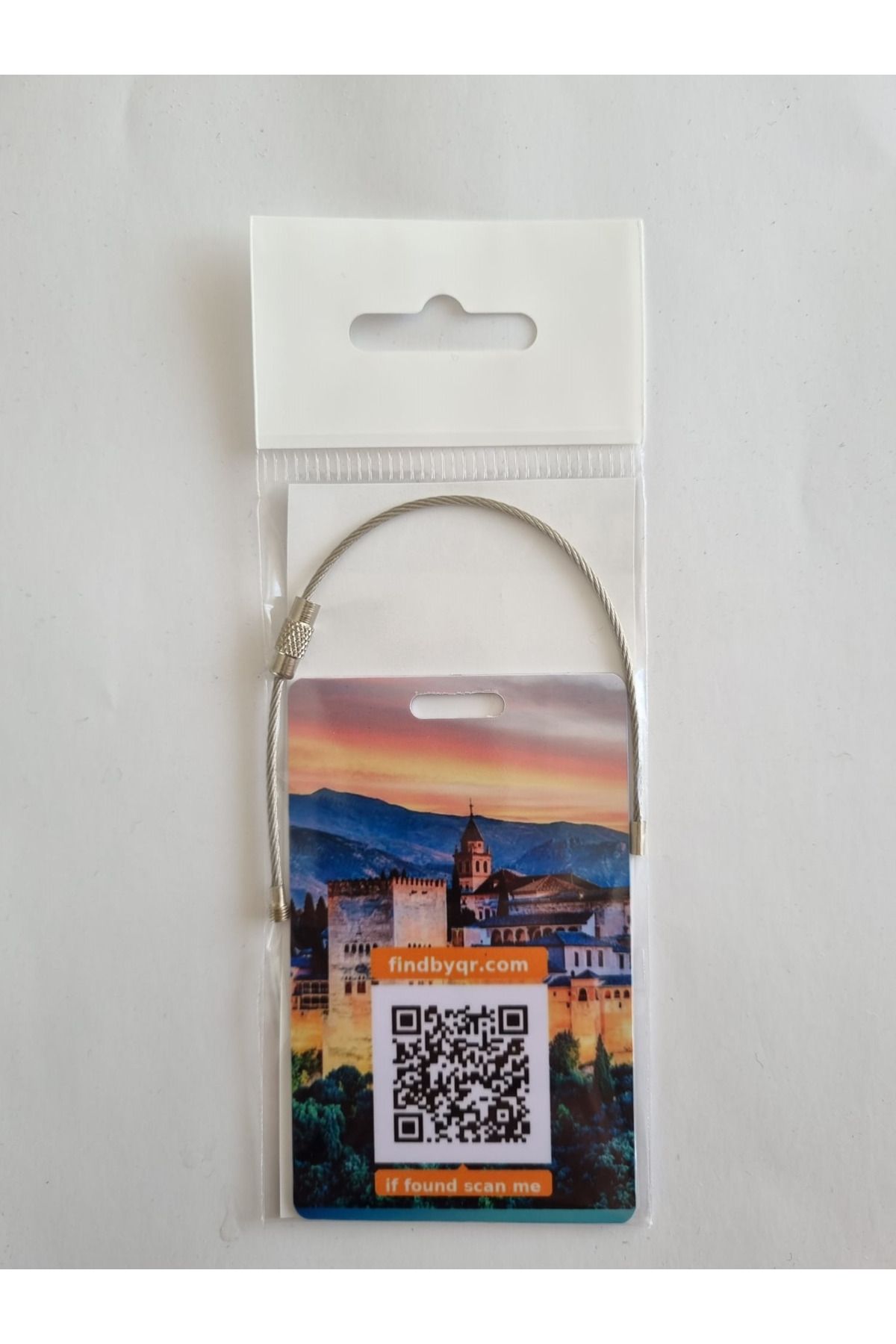DEMSOFT Bavul Etiketi Qr Kodlu İspanya