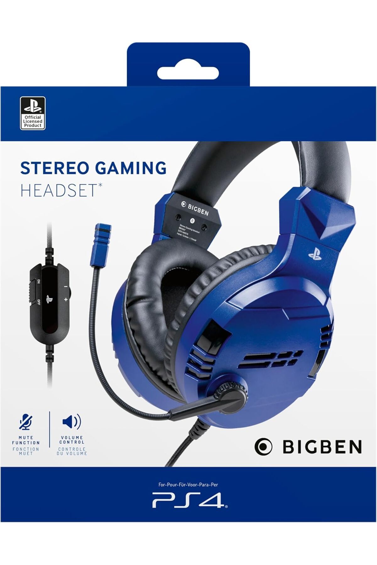 Bigben-سماعة ألعاب ستيريو، مصممة للاستخدام مع جهاز PlayStation 4 (PS4). 2