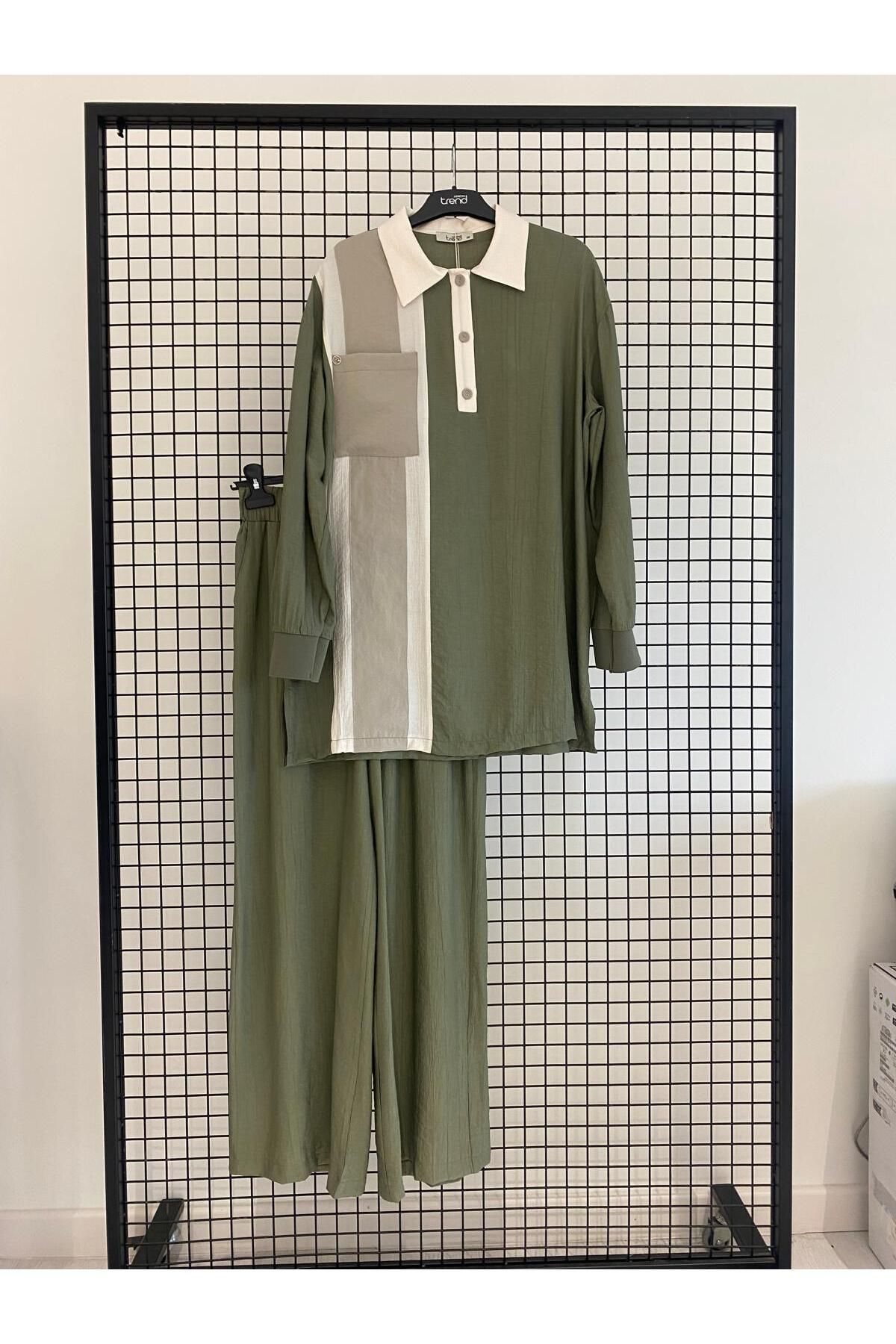 Armine TREND Yeni Sezon Cepli Pantolonlu İkili Takım Modaayka 25DSB6130