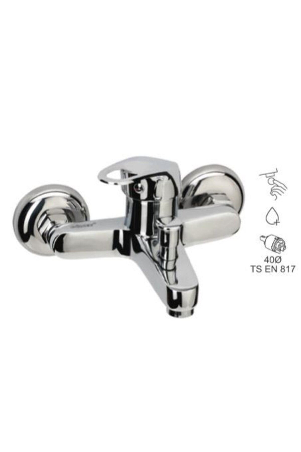 Bauworld vısta mix gümüş banyo bataryası