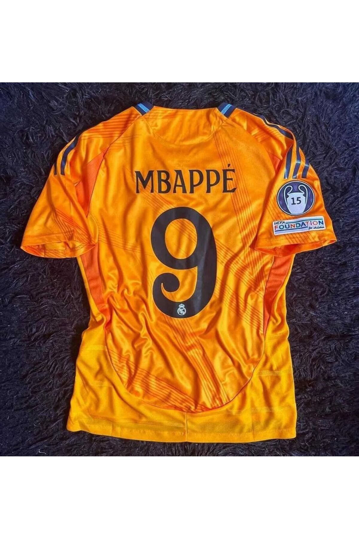 Flextreme R,e,a,l M,a,d,r,i,d 24/25 Sezonu Kylian-M.bappé - Turuncu Deplasman Yetişkin Forma